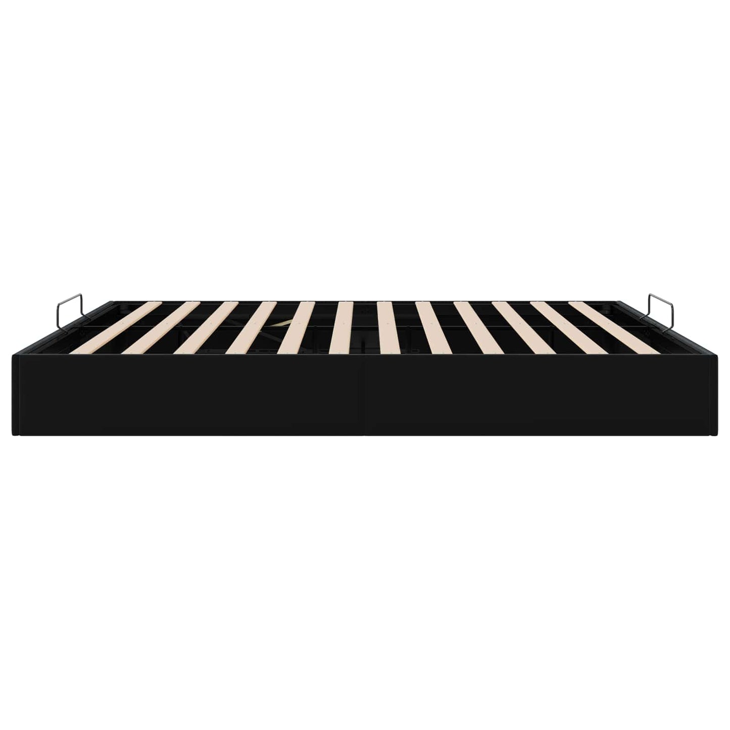 Ottoman Bed Frame Black King Size Velvet