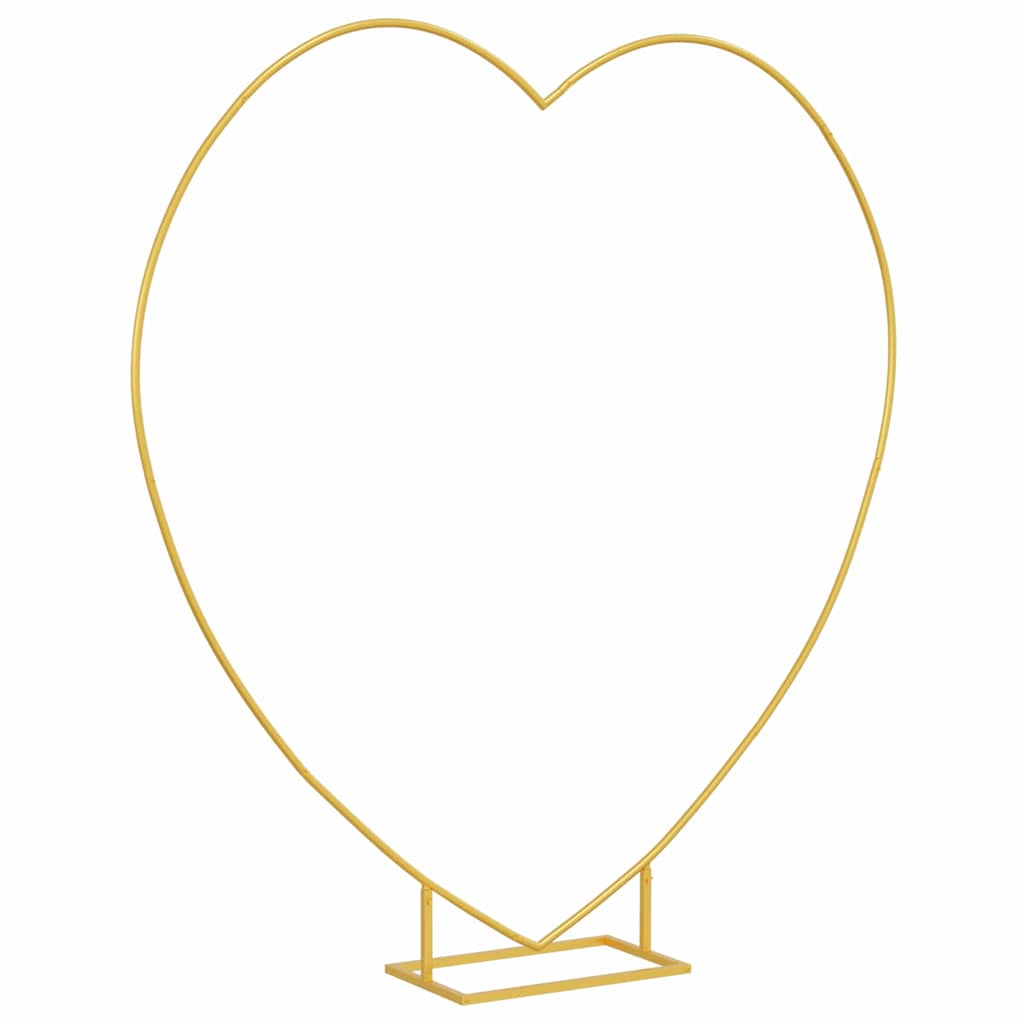 Wedding Arch Gold 195 x 35 x 211 cm Steel