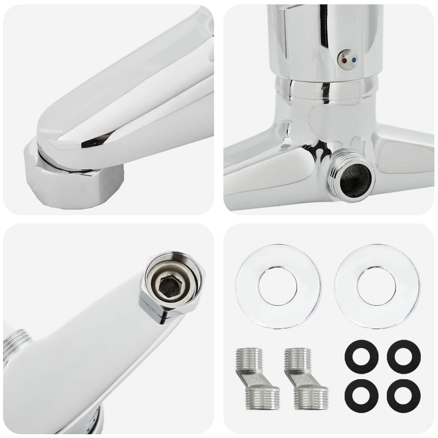 Shower Mixer Tap Chrome G 1 / 2 inches