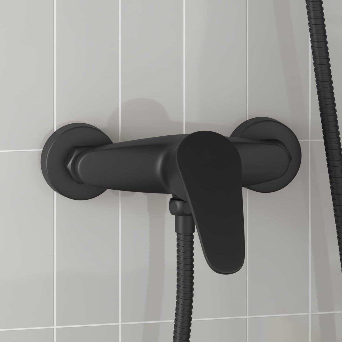 Shower Mixer Tap Black G 1 / 2 inches