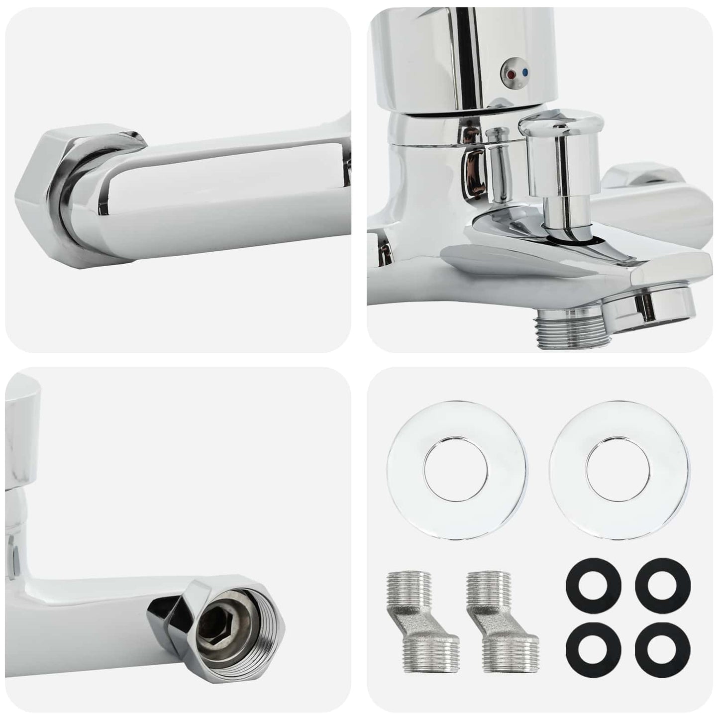 Shower Mixer Tap Chrome G 1 / 2 inches