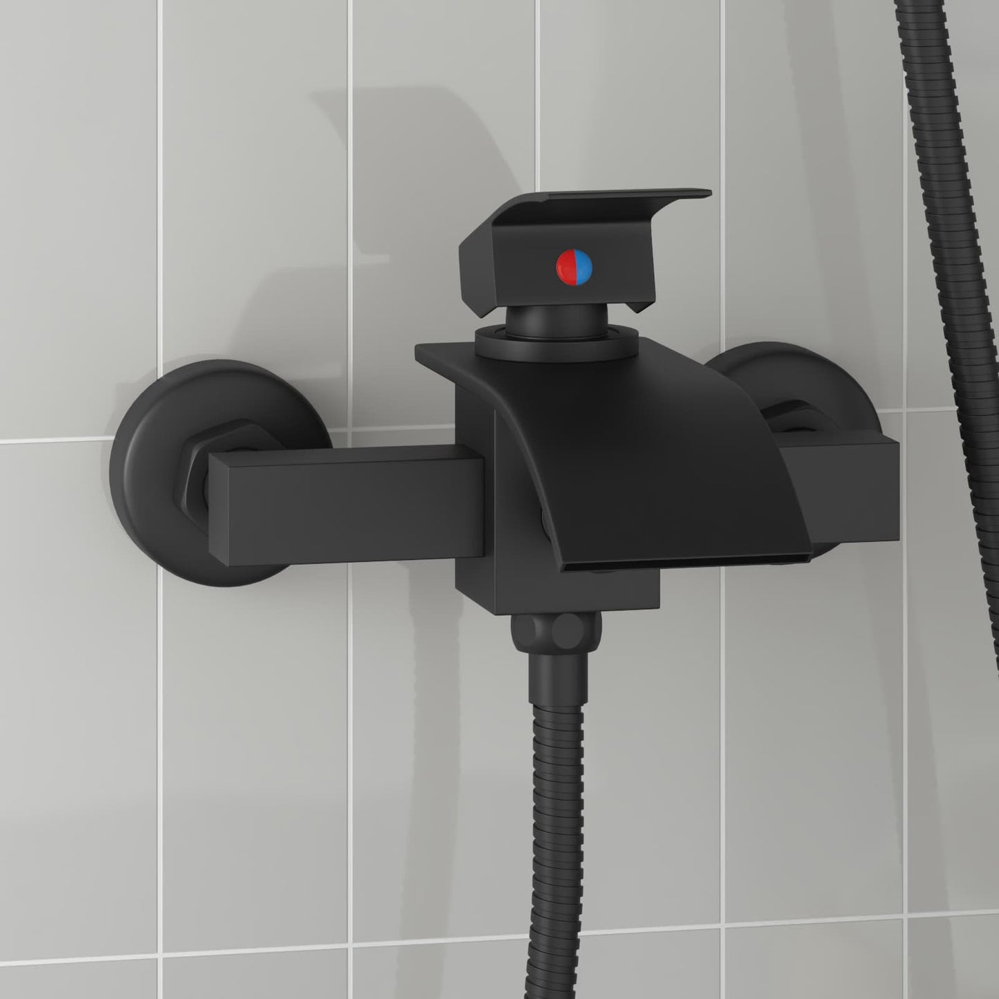 Shower Mixer Tap Black G 1 / 2 inches
