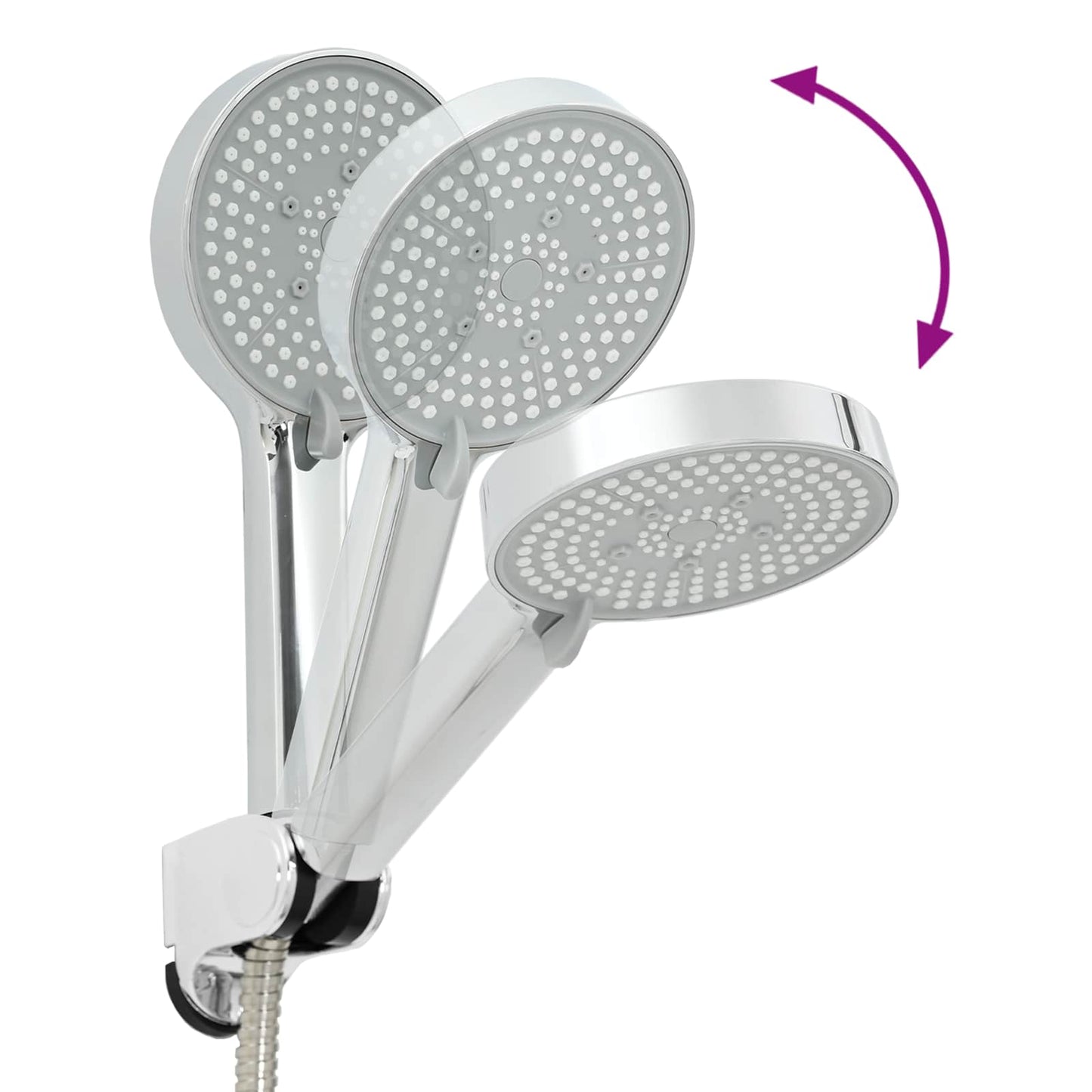 Shower Head Set Chrome G 1 / 2 inches Brass