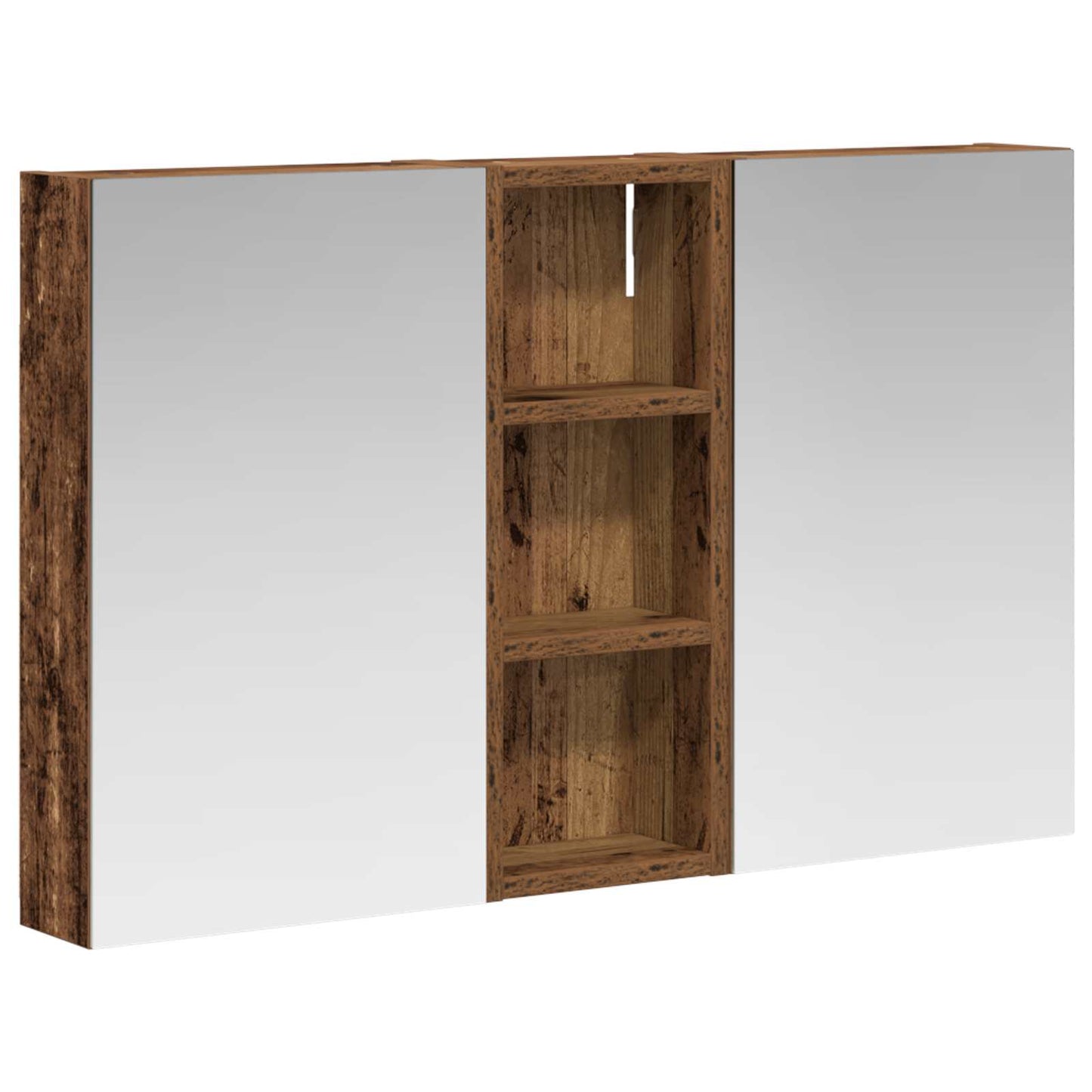 Bathroom Cabinet Set 3 pcs 80 x 10.5 x 50 cm Engineered wood