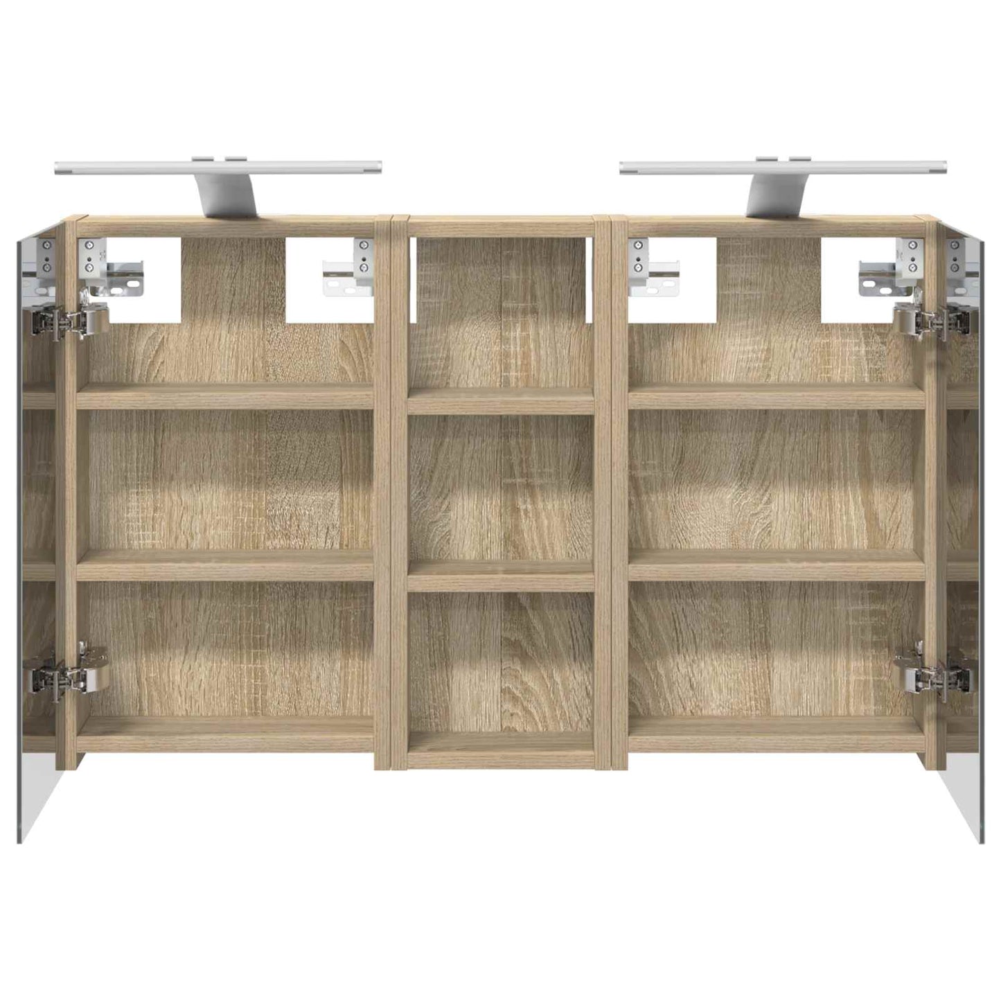 Bathroom Cabinet Set 3 pcs 80 x 10.5 x 50 cm Engineered wood