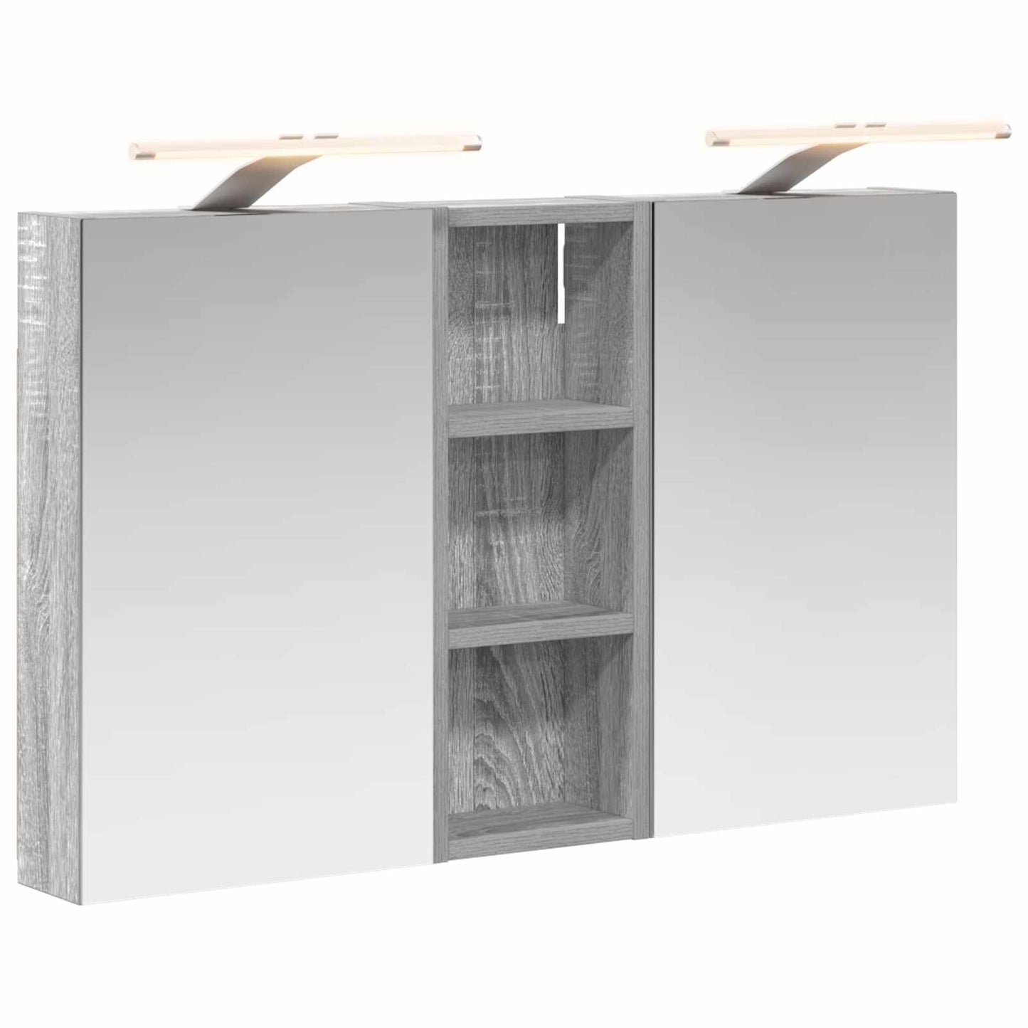 Bathroom Cabinet Set 3 pcs 80 x 10.5 x 50 cm Engineered wood