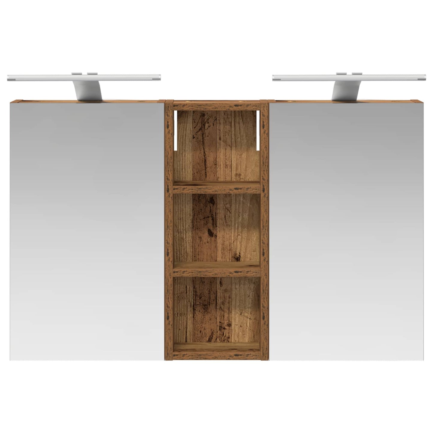 Bathroom Cabinet Set 3 pcs 80 x 10.5 x 50 cm Engineered wood