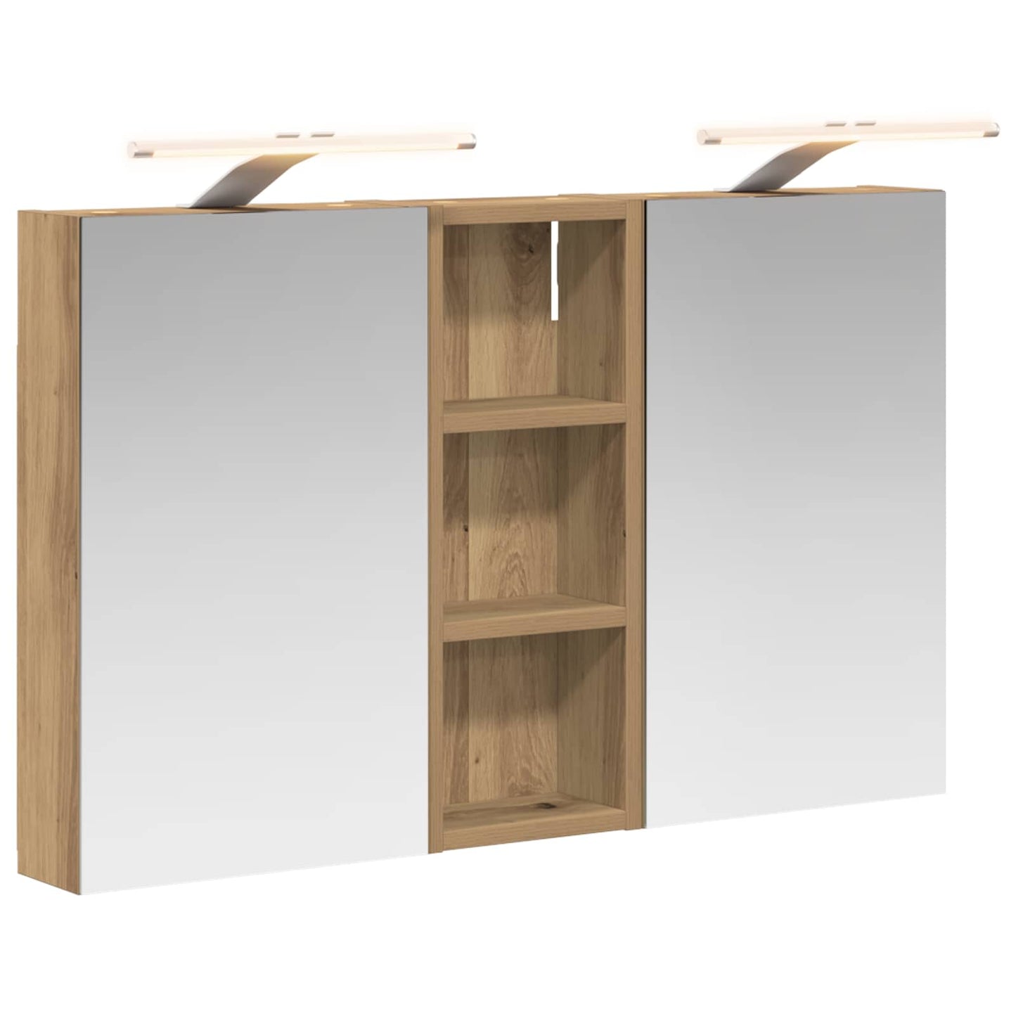 Bathroom Cabinet Set 3 pcs 80 x 10.5 x 50 cm Engineered wood