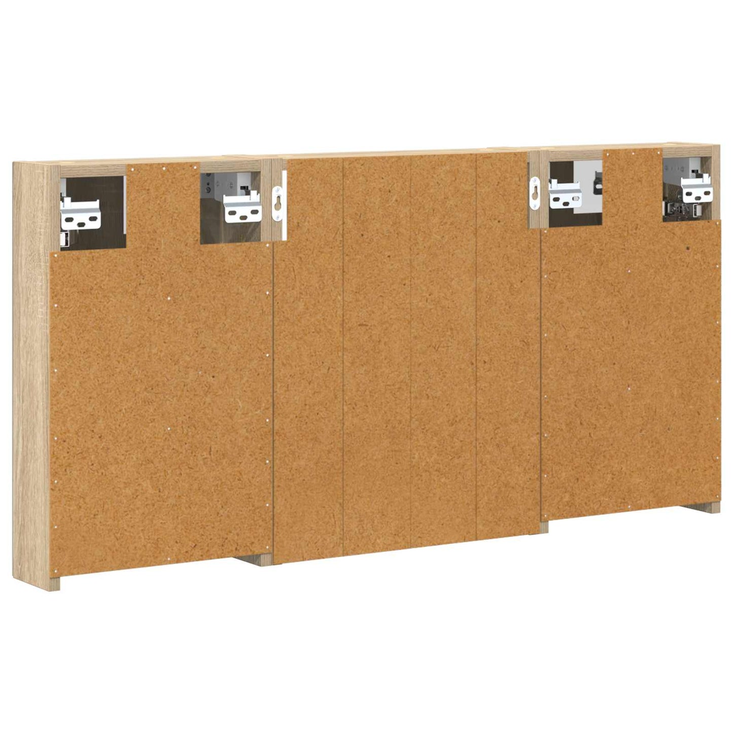 Bathroom Cabinet Set 3 pcs 100 x 10.5 x 50 cm Engineered wood