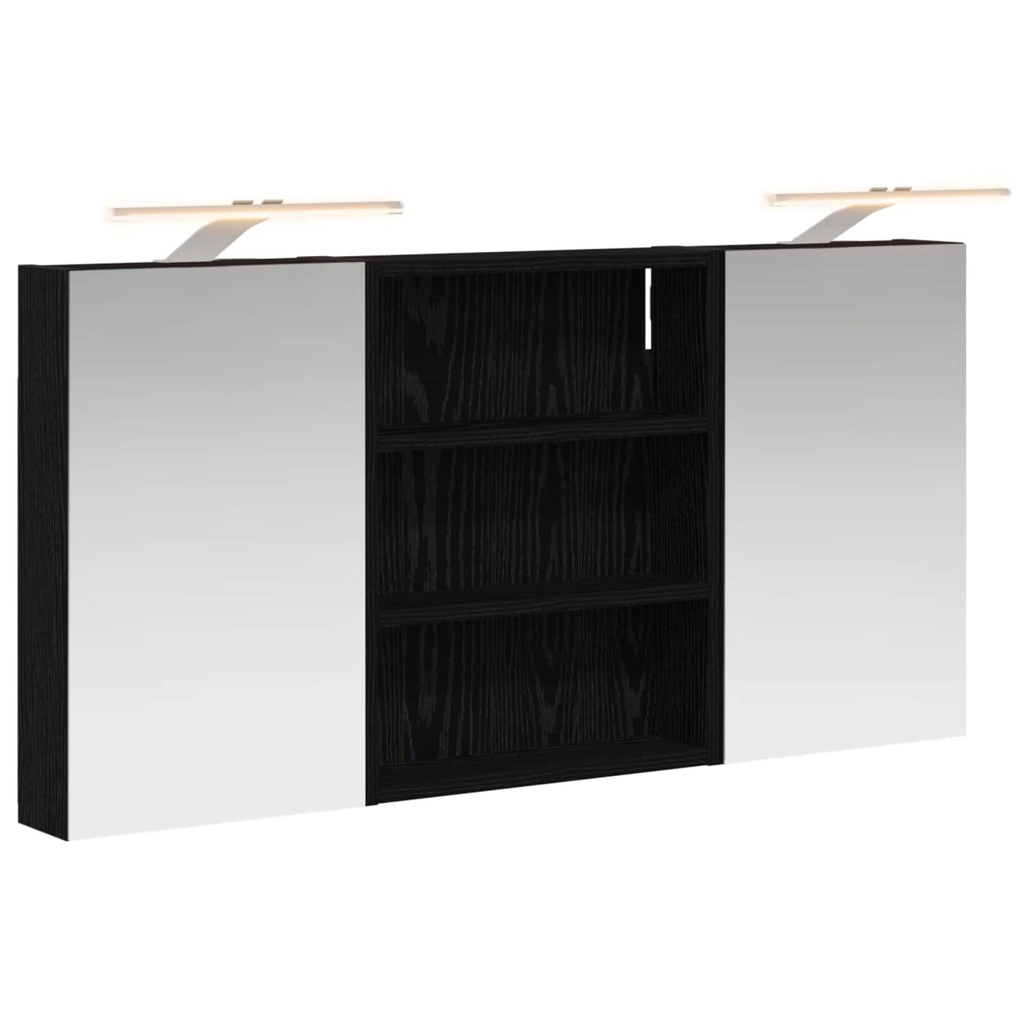 Bathroom Cabinet Set 3 pcs 100 x 10.5 x 50 cm Engineered wood