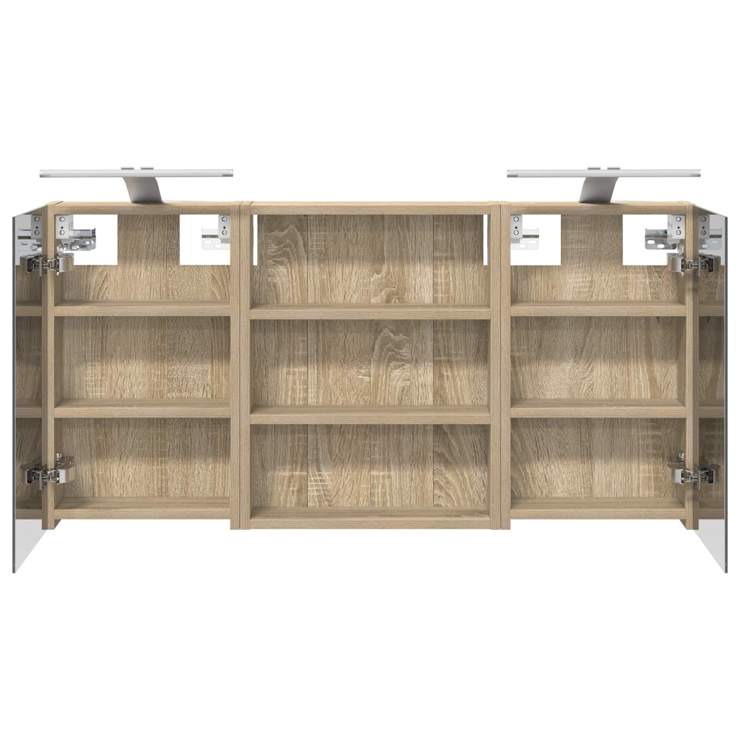 Bathroom Cabinet Set 3 pcs 100 x 10.5 x 50 cm Engineered wood