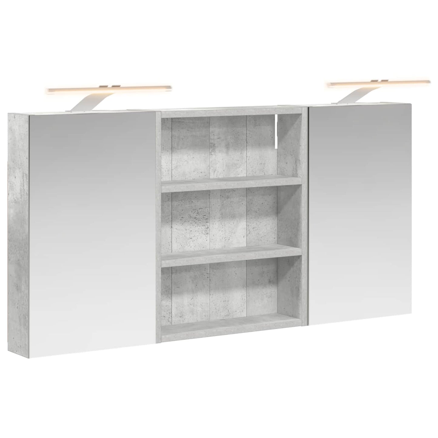 Bathroom Cabinet Set 3 pcs 100 x 10.5 x 50 cm Engineered wood