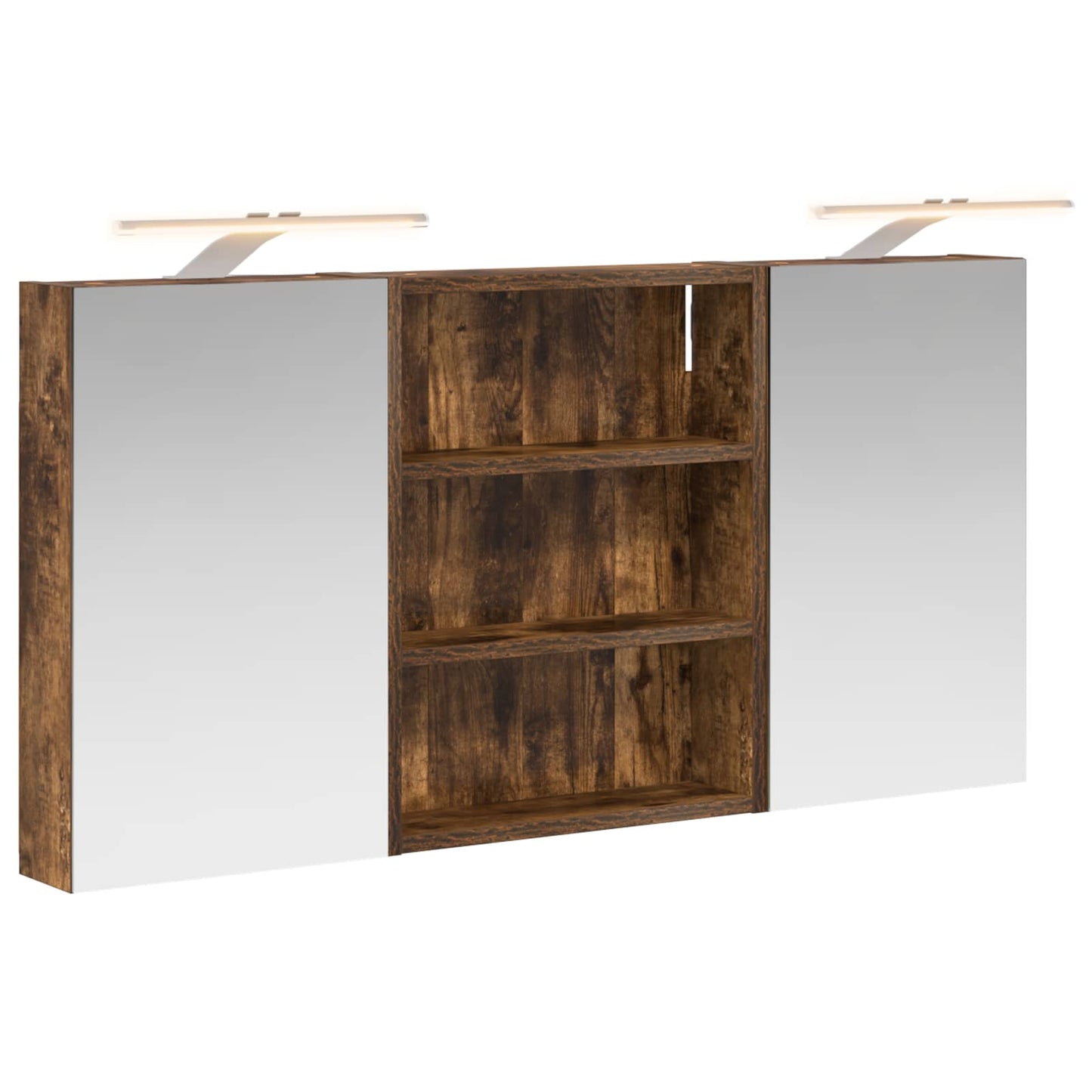 Bathroom Cabinet Set 3 pcs 100 x 10.5 x 50 cm Engineered wood