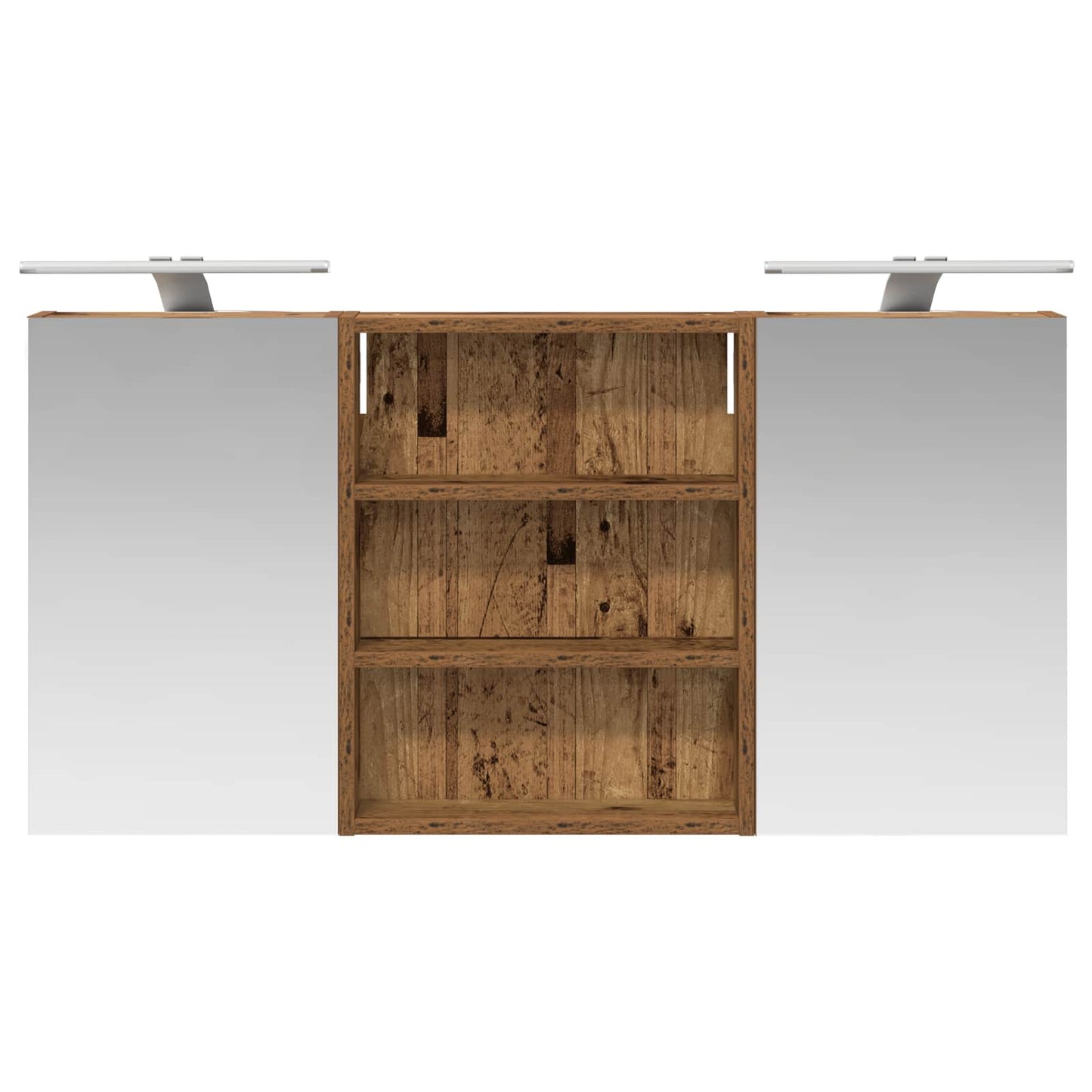 Bathroom Cabinet Set 3 pcs 100 x 10.5 x 50 cm Engineered wood