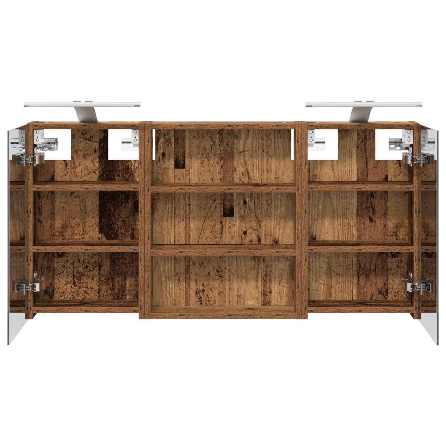 Bathroom Cabinet Set 3 pcs 100 x 10.5 x 50 cm Engineered wood