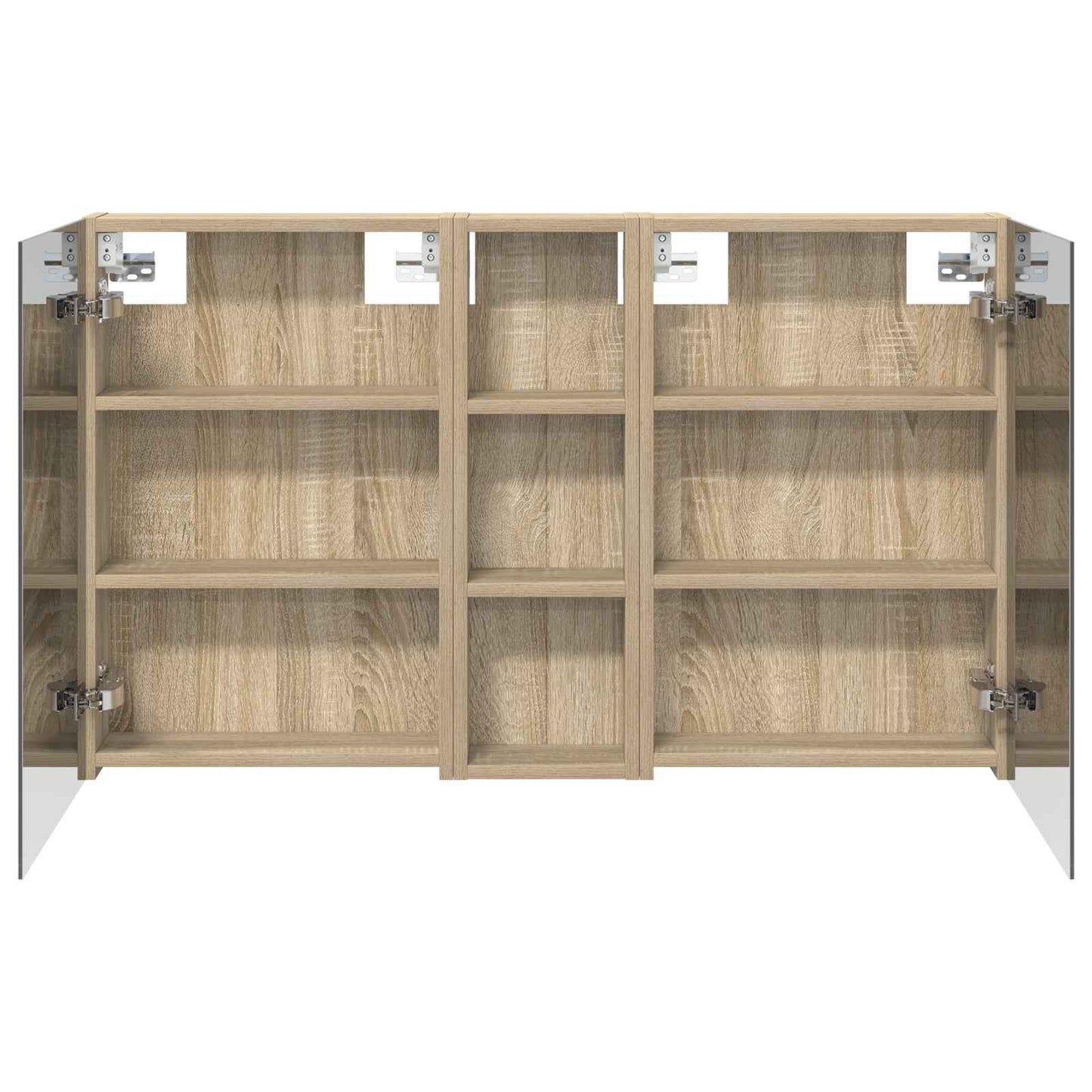 Bathroom Cabinet Set 3 pcs 100 x 10.5 x 60.5 cm Engineered wood