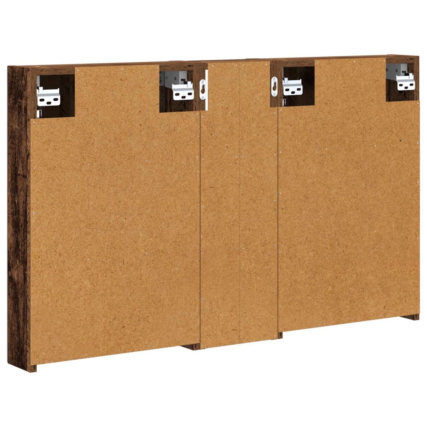Bathroom Cabinet Set 3 pcs 100 x 10.5 x 60.5 cm Engineered wood