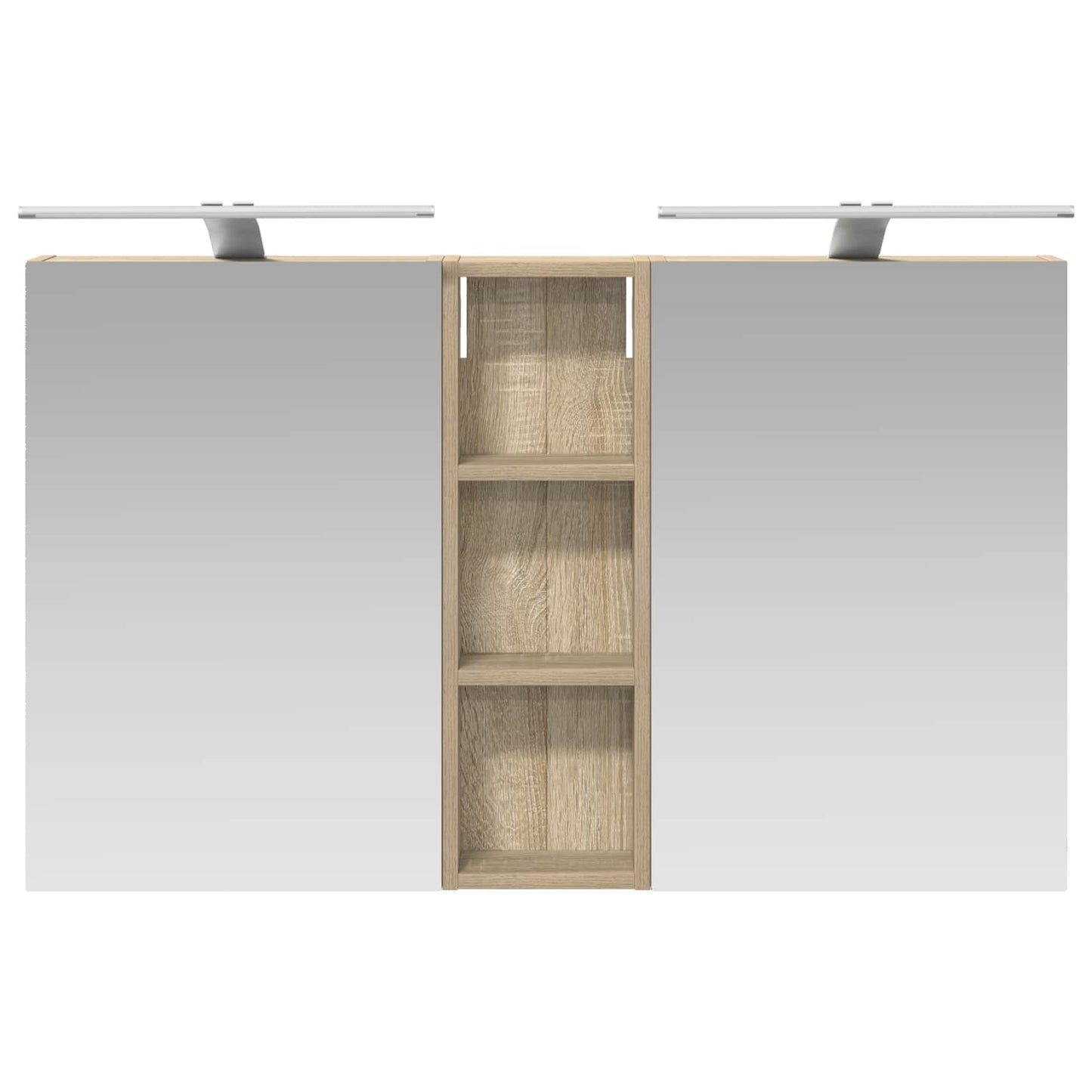 Bathroom Cabinet Set 3 pcs 100 x 10.5 x 60.5 cm Engineered wood