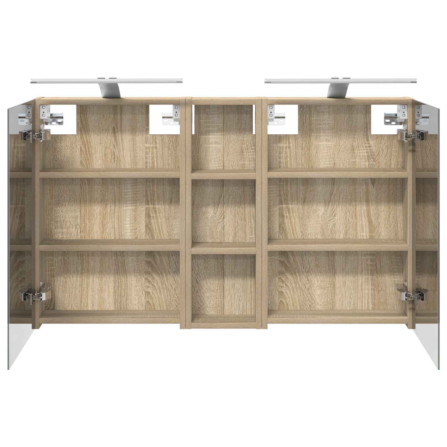 Bathroom Cabinet Set 3 pcs 100 x 10.5 x 60.5 cm Engineered wood