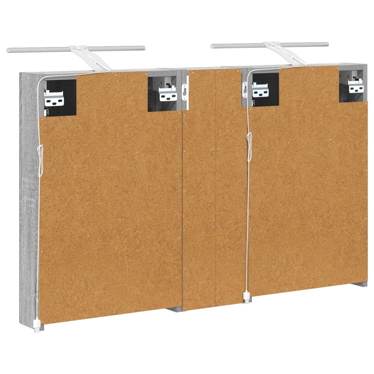 Bathroom Cabinet Set 3 pcs 100 x 10.5 x 60.5 cm Engineered wood