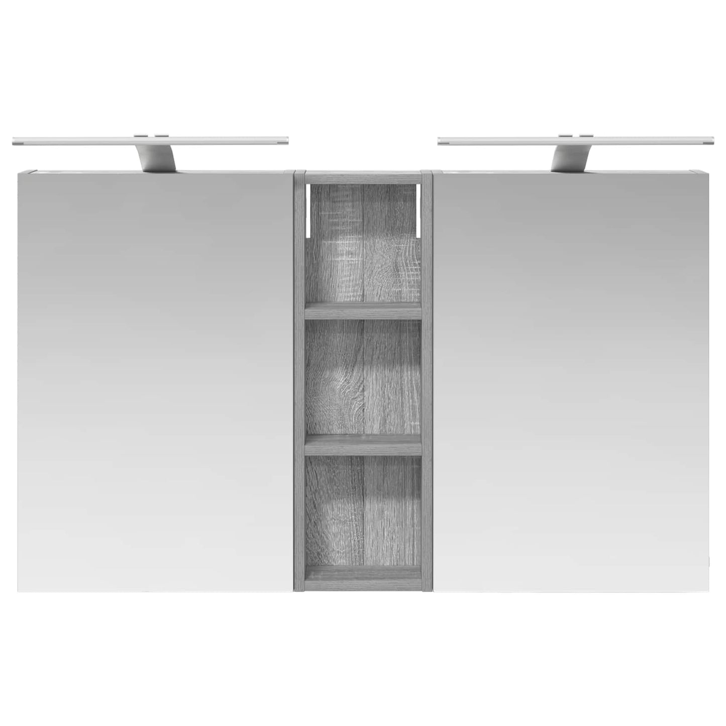 Bathroom Cabinet Set 3 pcs 100 x 10.5 x 60.5 cm Engineered wood