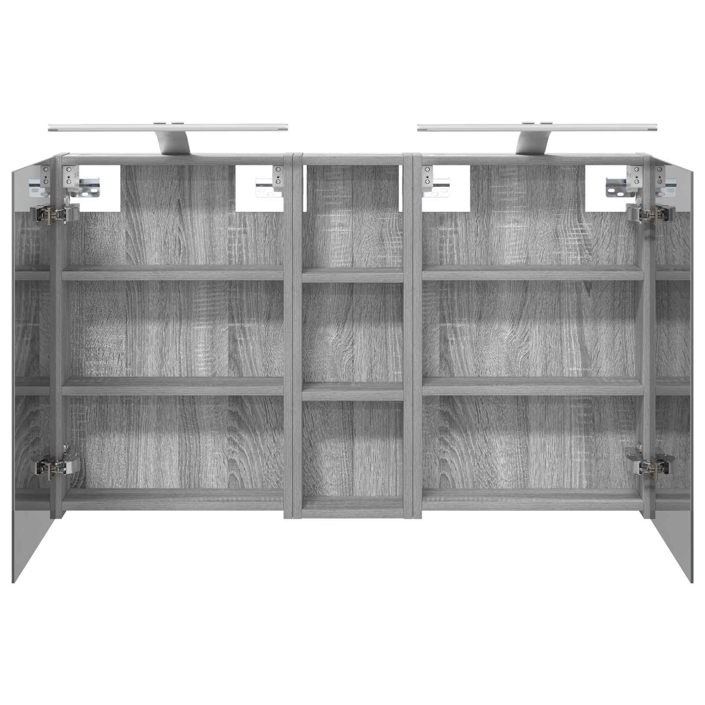 Bathroom Cabinet Set 3 pcs 100 x 10.5 x 60.5 cm Engineered wood