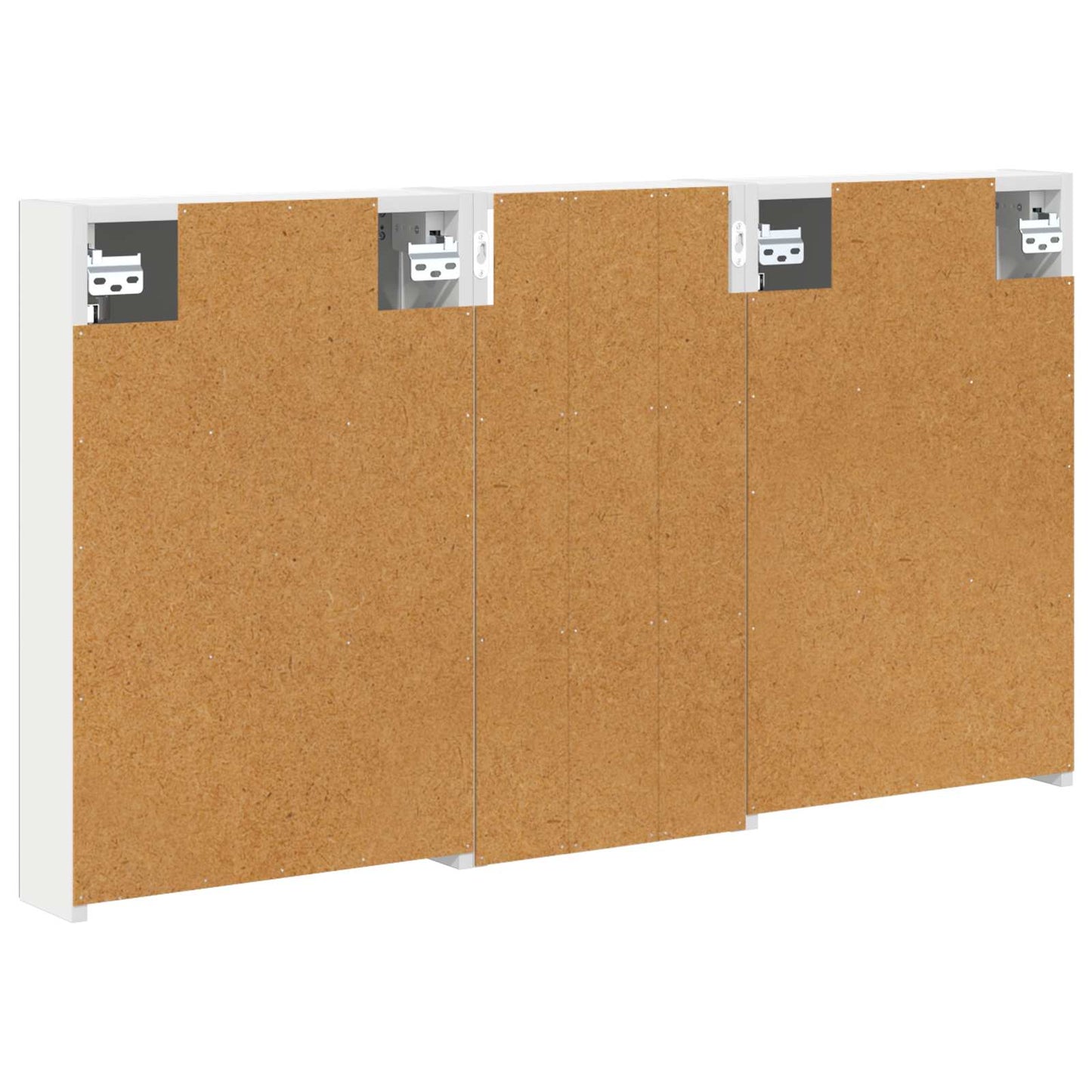 Bathroom Cabinet Set 3 pcs 110 x 10.5 x 60.5 cm Engineered wood