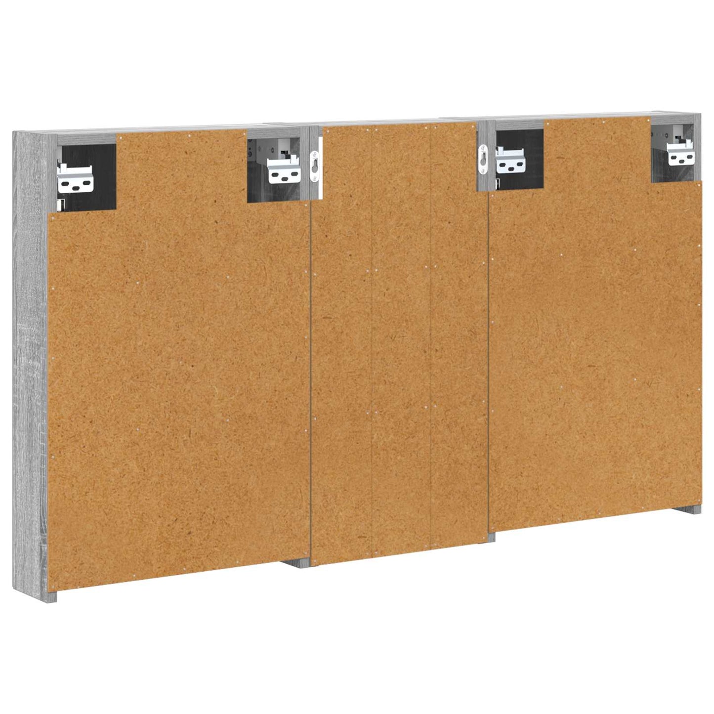Bathroom Cabinet Set 3 pcs 110 x 10.5 x 60.5 cm Engineered wood