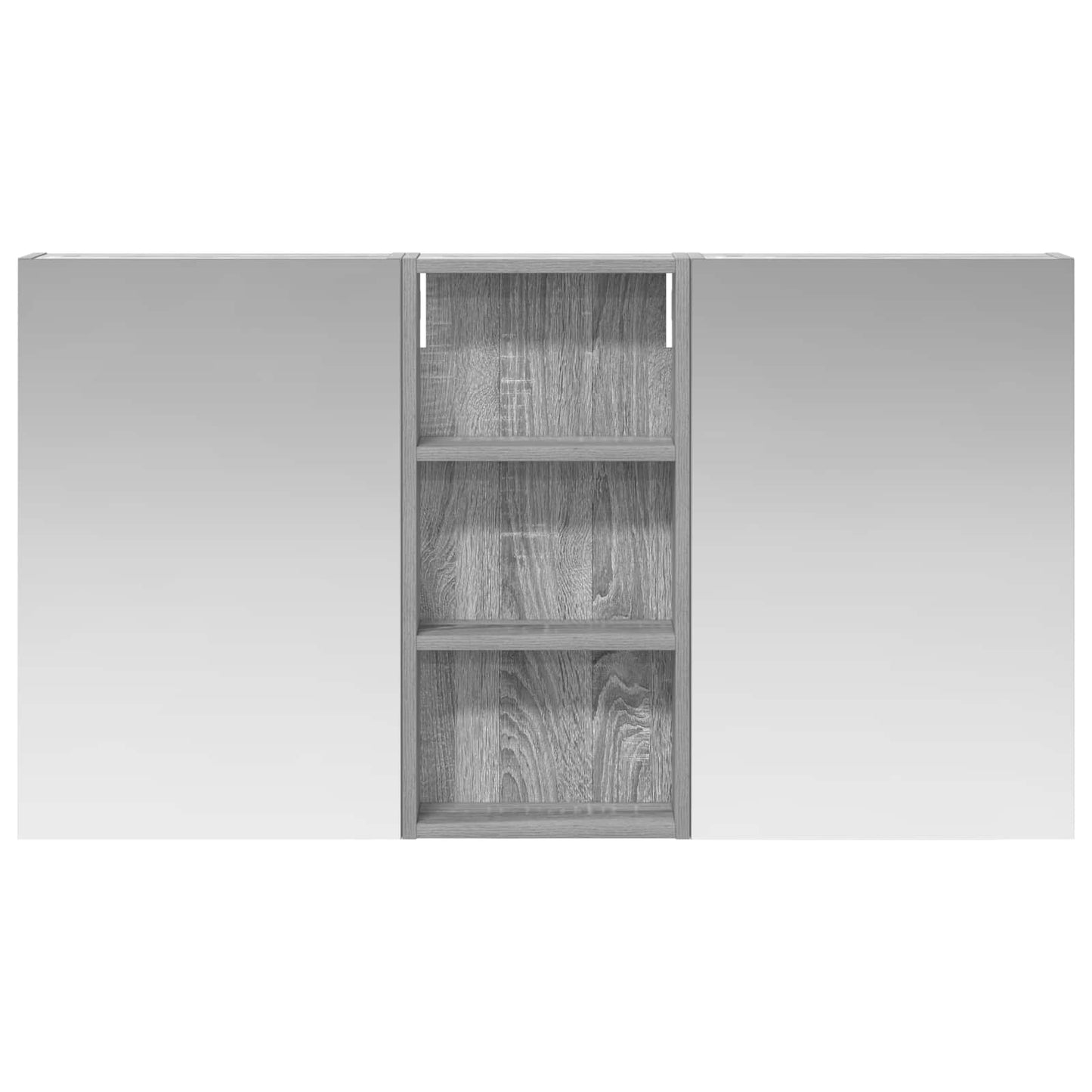 Bathroom Cabinet Set 3 pcs 110 x 10.5 x 60.5 cm Engineered wood