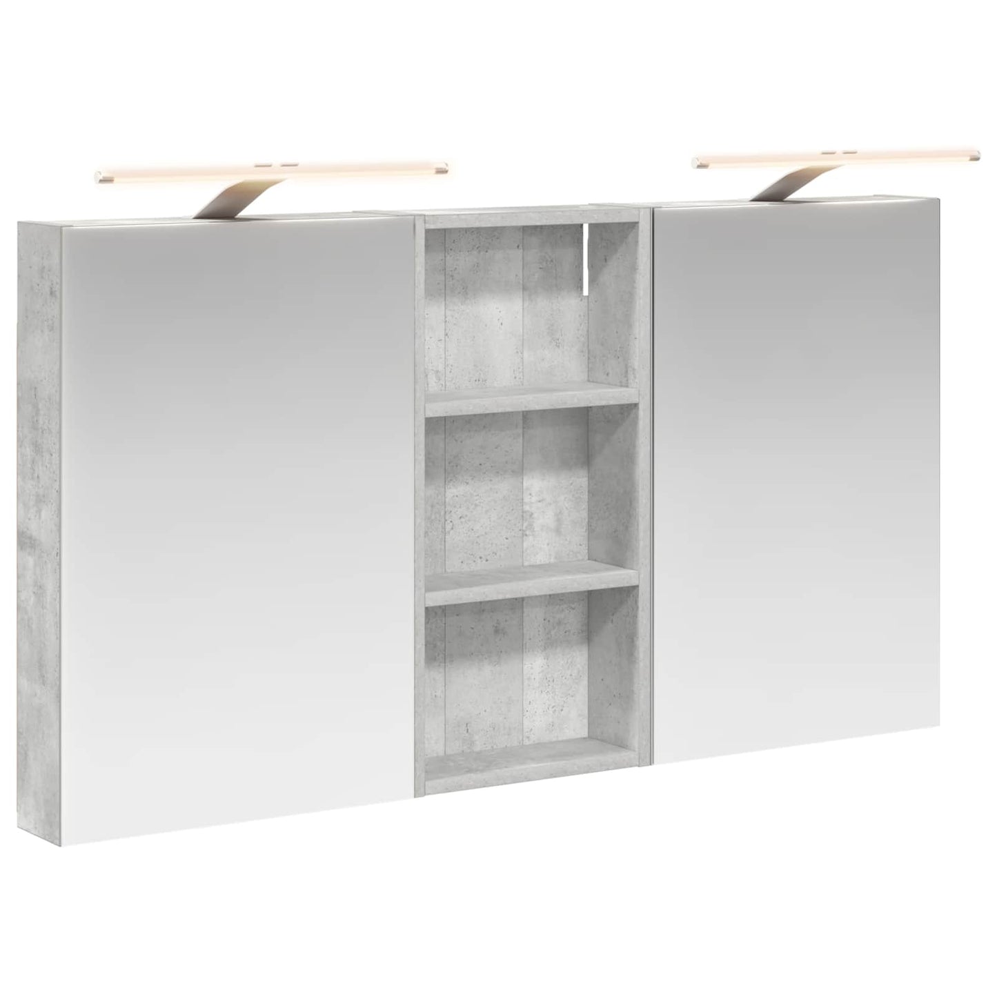 Bathroom Cabinet Set 3 pcs 110 x 10.5 x 60.5 cm Engineered wood