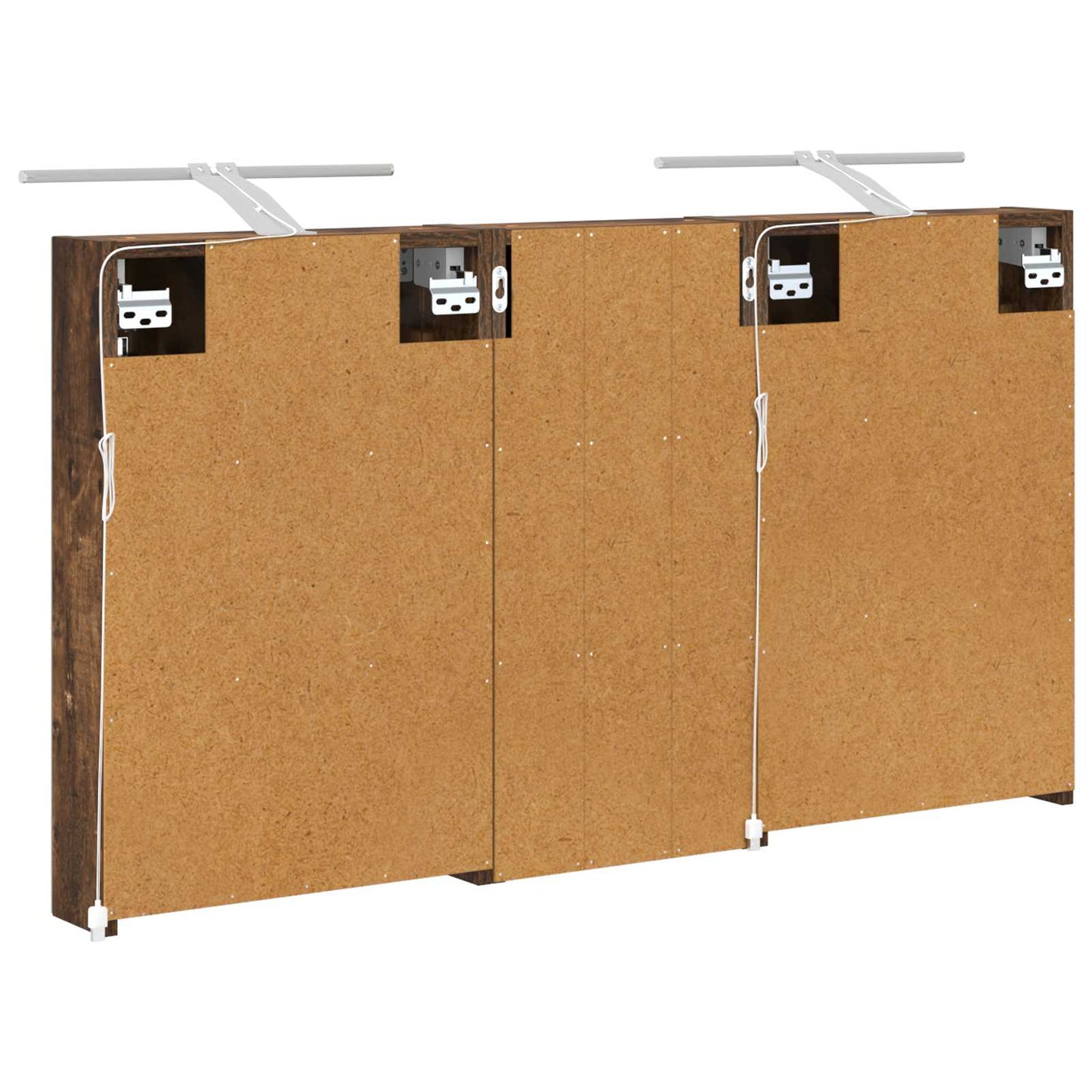 Bathroom Cabinet Set 3 pcs 110 x 10.5 x 60.5 cm Engineered wood