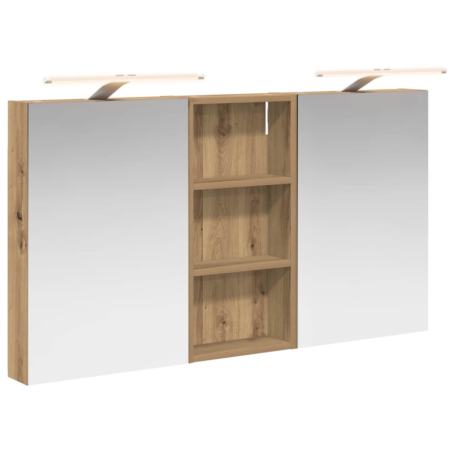 Bathroom Cabinet Set 3 pcs 110 x 10.5 x 60.5 cm Engineered wood