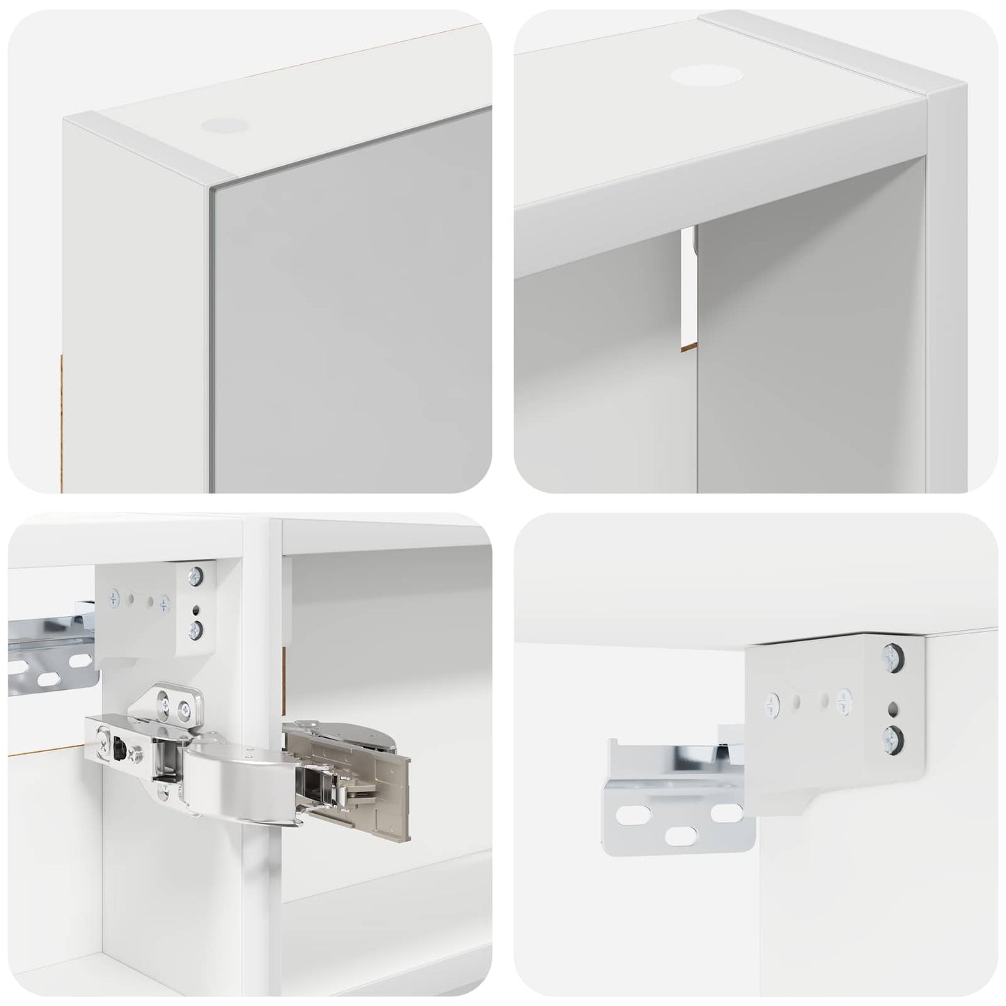 Bathroom Cabinet Set 3 pcs 120 x 10.5 x 60.5 cm Engineered wood