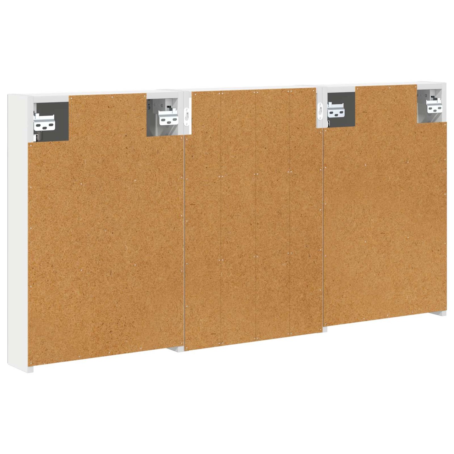 Bathroom Cabinet Set 3 pcs 120 x 10.5 x 60.5 cm Engineered wood