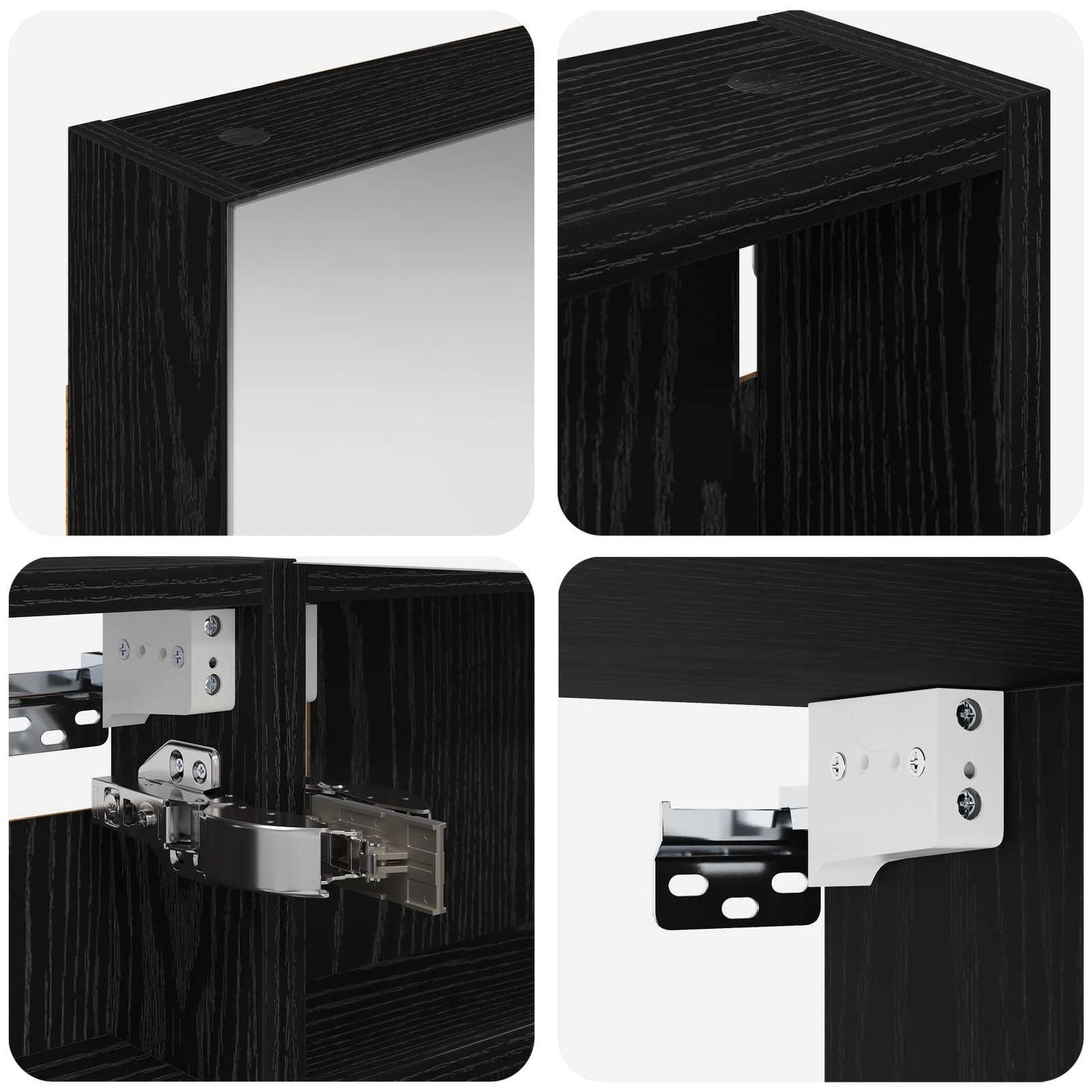 Bathroom Cabinet Set 3 pcs 120 x 10.5 x 60.5 cm Engineered wood