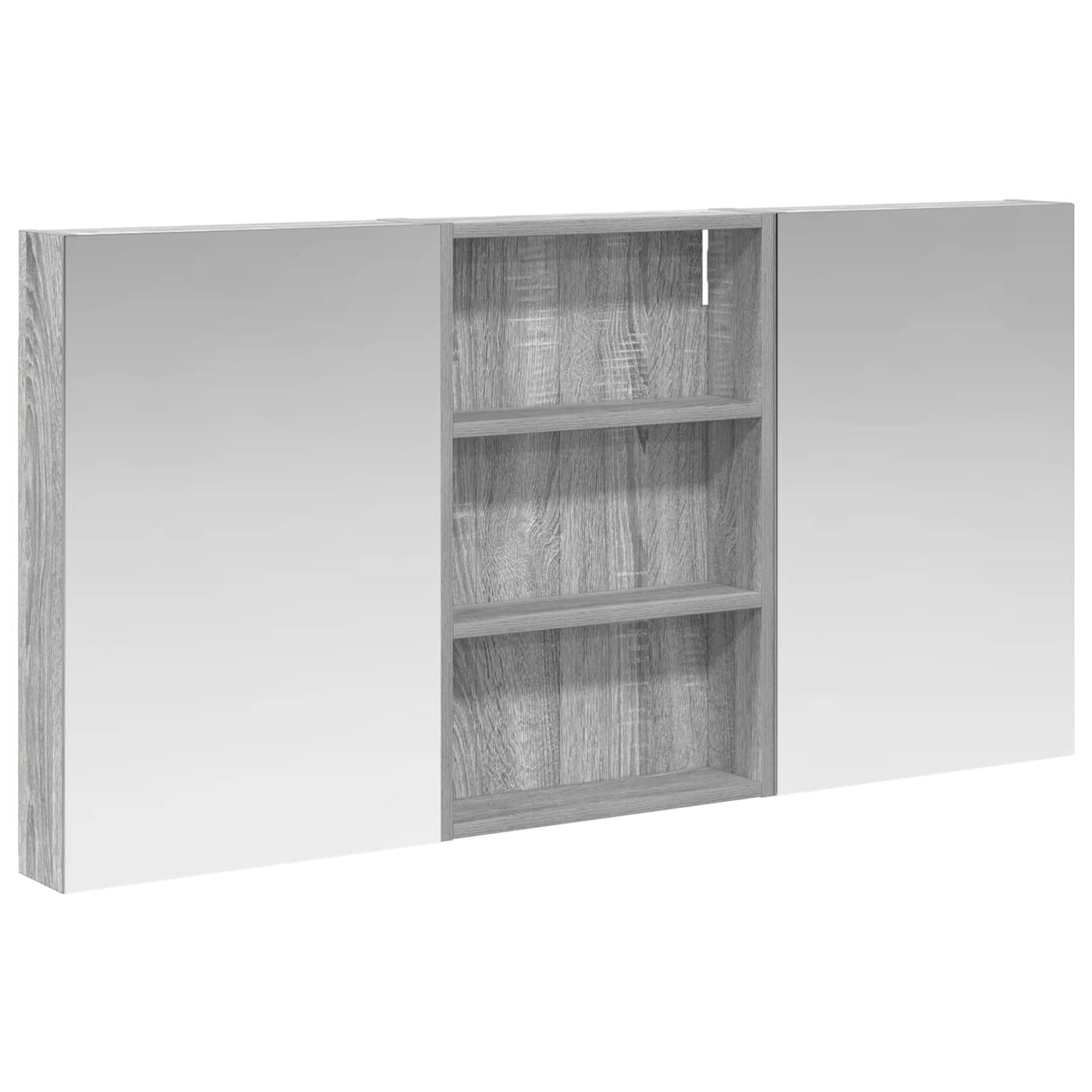Bathroom Cabinet Set 3 pcs 120 x 10.5 x 60.5 cm Engineered wood