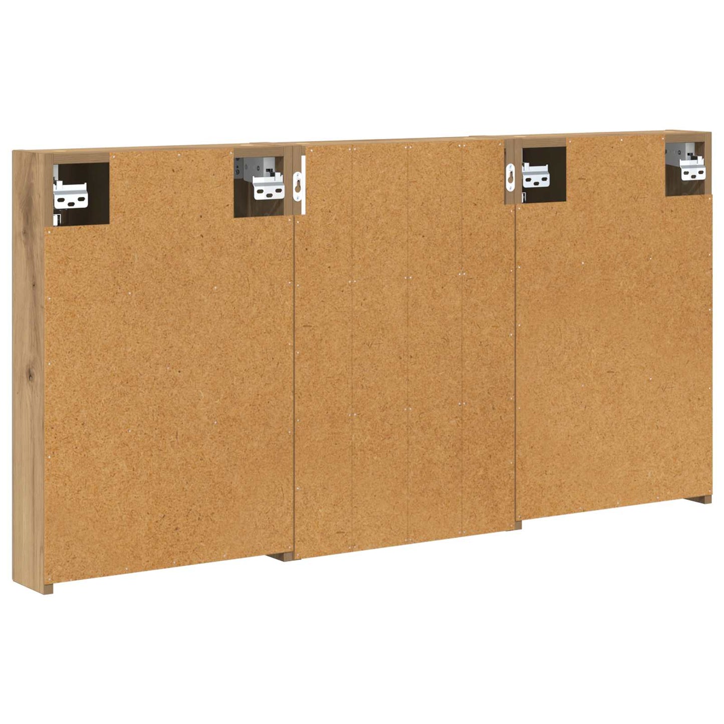 Bathroom Cabinet Set 3 pcs 120 x 10.5 x 60.5 cm Engineered wood