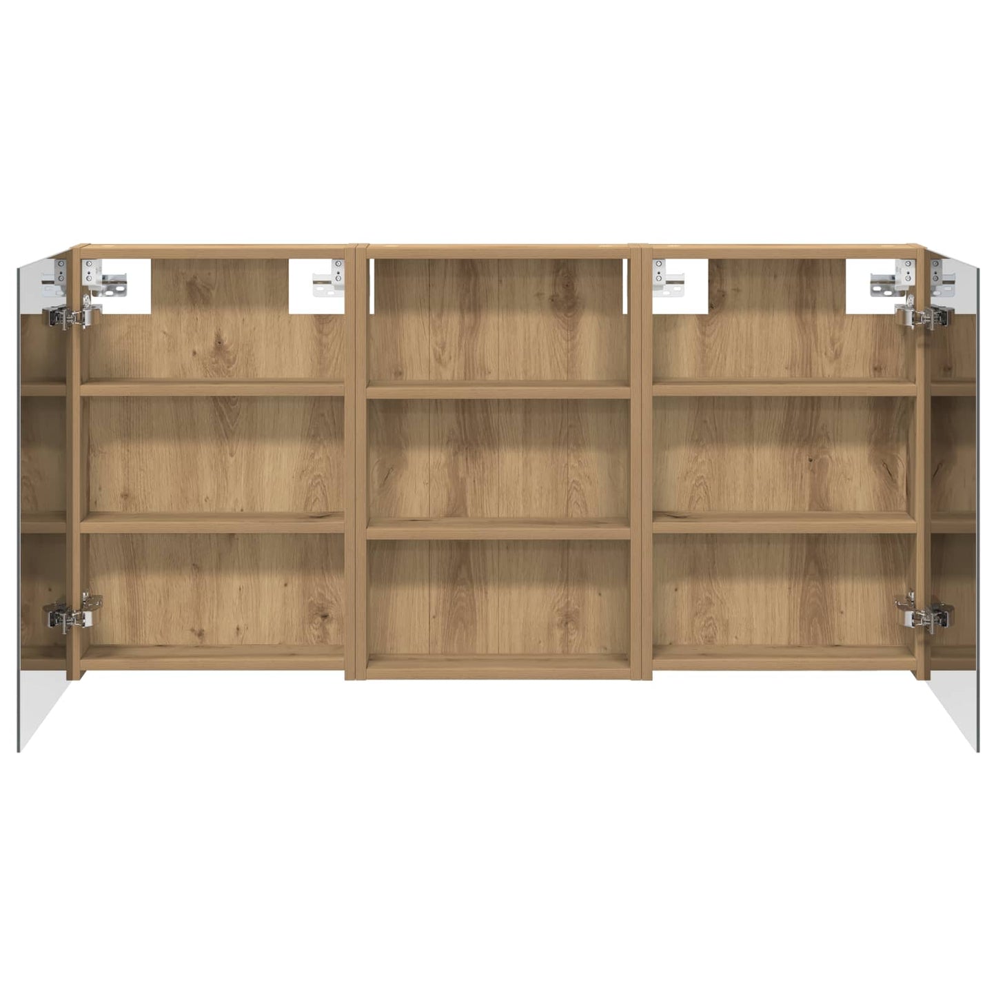 Bathroom Cabinet Set 3 pcs 120 x 10.5 x 60.5 cm Engineered wood