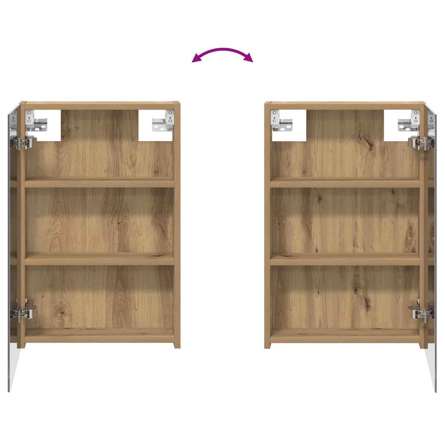 Bathroom Cabinet Set 3 pcs 120 x 10.5 x 60.5 cm Engineered wood