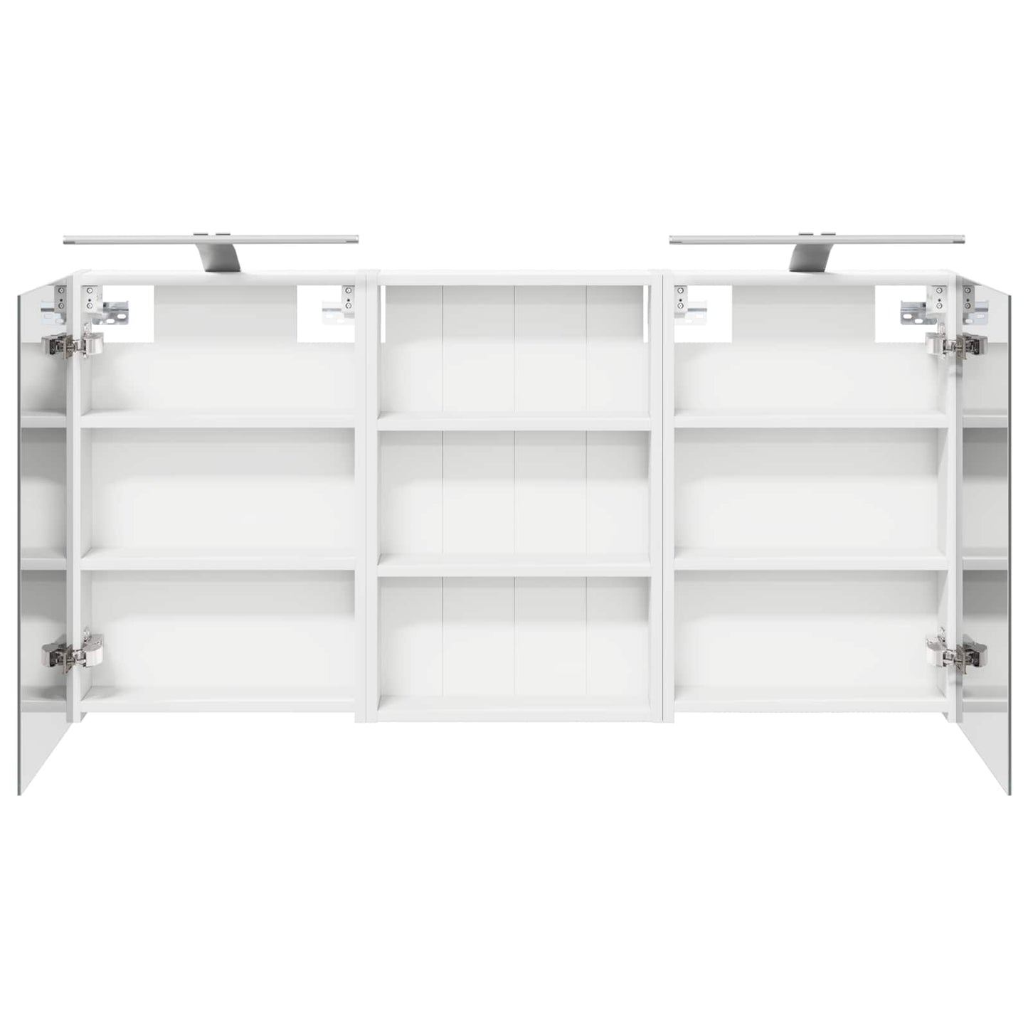 Bathroom Cabinet Set 3 pcs 120 x 10.5 x 60.5 cm Engineered wood