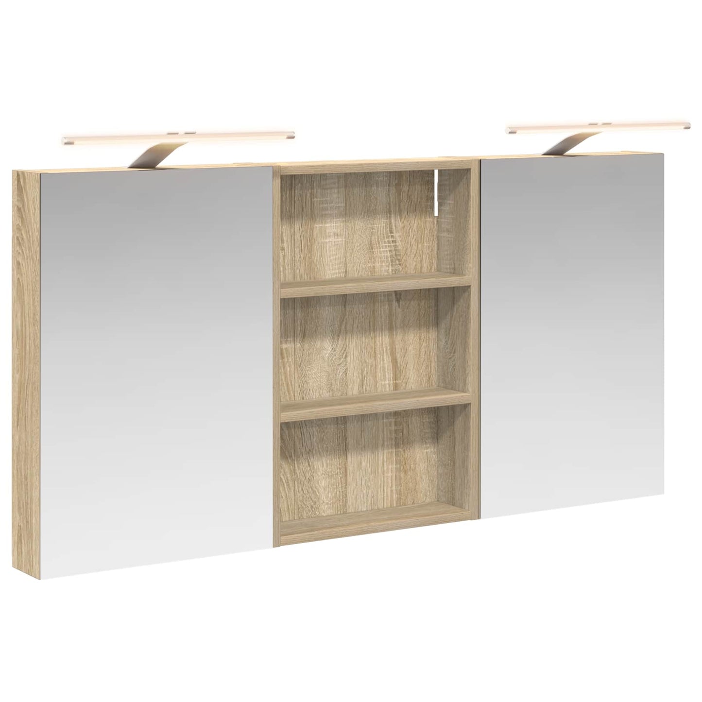 Bathroom Cabinet Set 3 pcs 120 x 10.5 x 60.5 cm Engineered wood