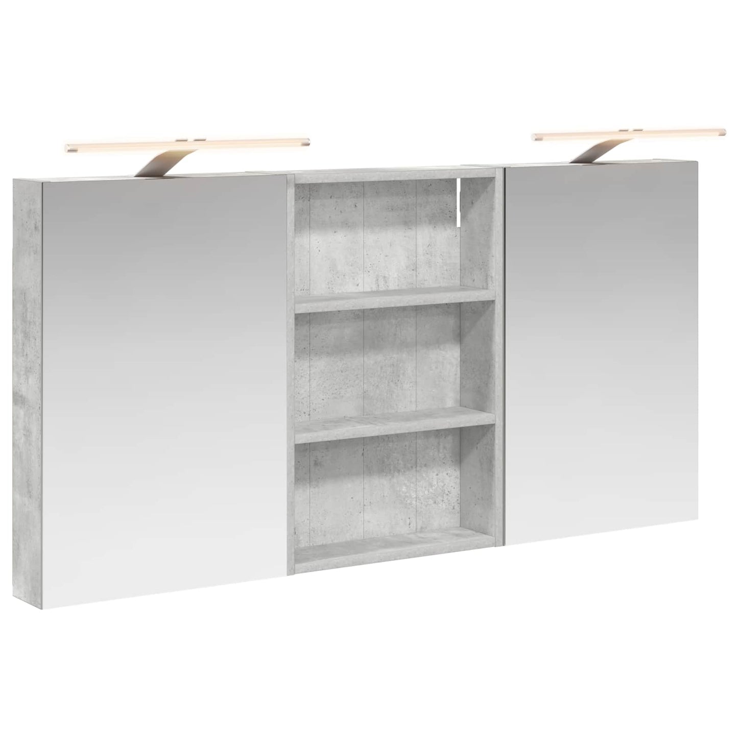Bathroom Cabinet Set 3 pcs 120 x 10.5 x 60.5 cm Engineered wood