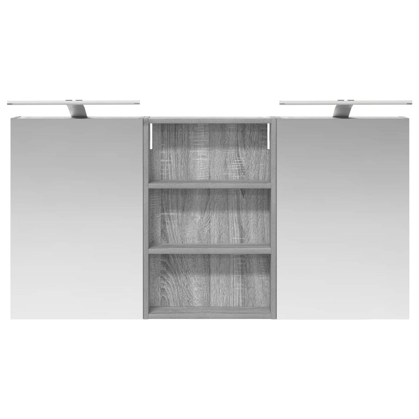 Bathroom Cabinet Set 3 pcs 120 x 10.5 x 60.5 cm Engineered wood