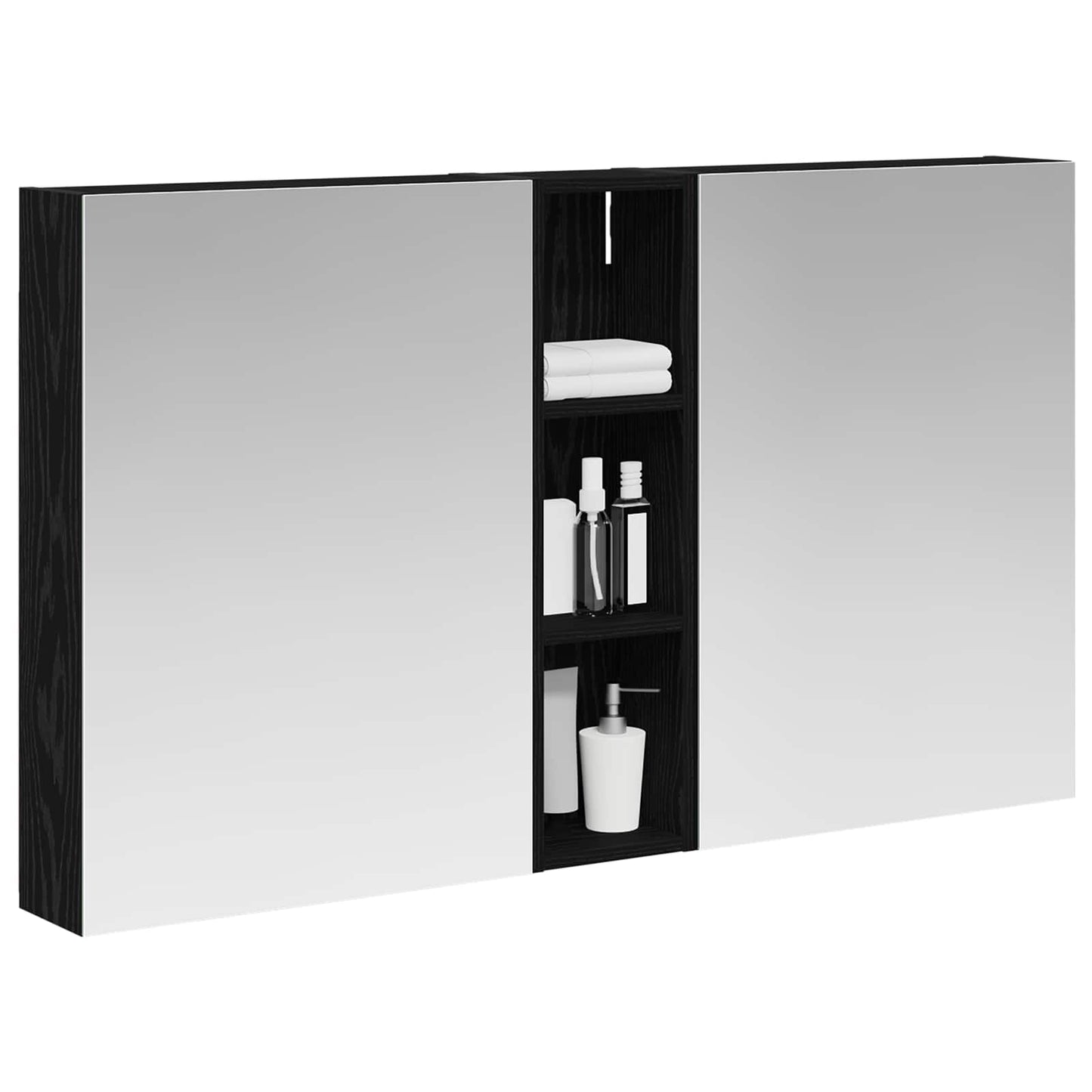 Bathroom Cabinet Set 3 pcs 120 x 14.5 x 70 cm Engineered wood
