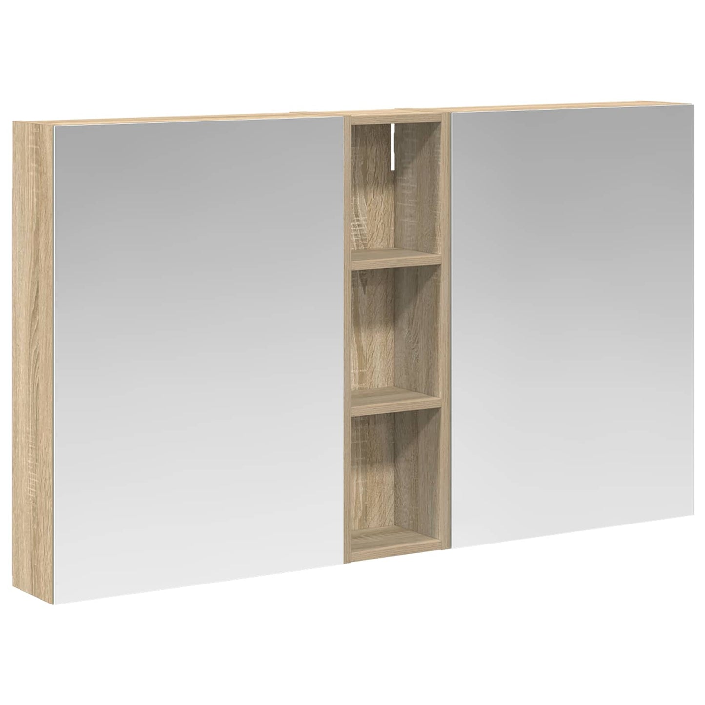 Bathroom Cabinet Set 3 pcs 120 x 14.5 x 70 cm Engineered wood