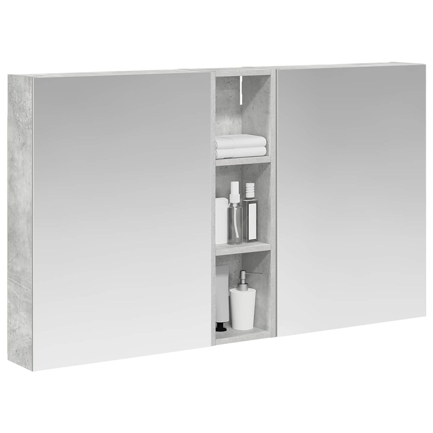 Bathroom Cabinet Set 3 pcs 120 x 14.5 x 70 cm Engineered wood