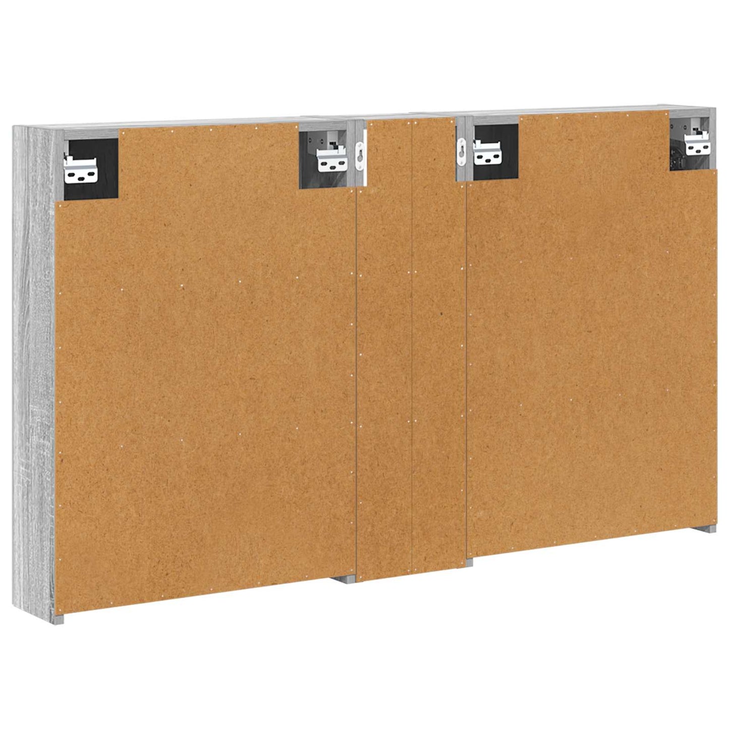 Bathroom Cabinet Set 3 pcs 120 x 14.5 x 70 cm Engineered wood