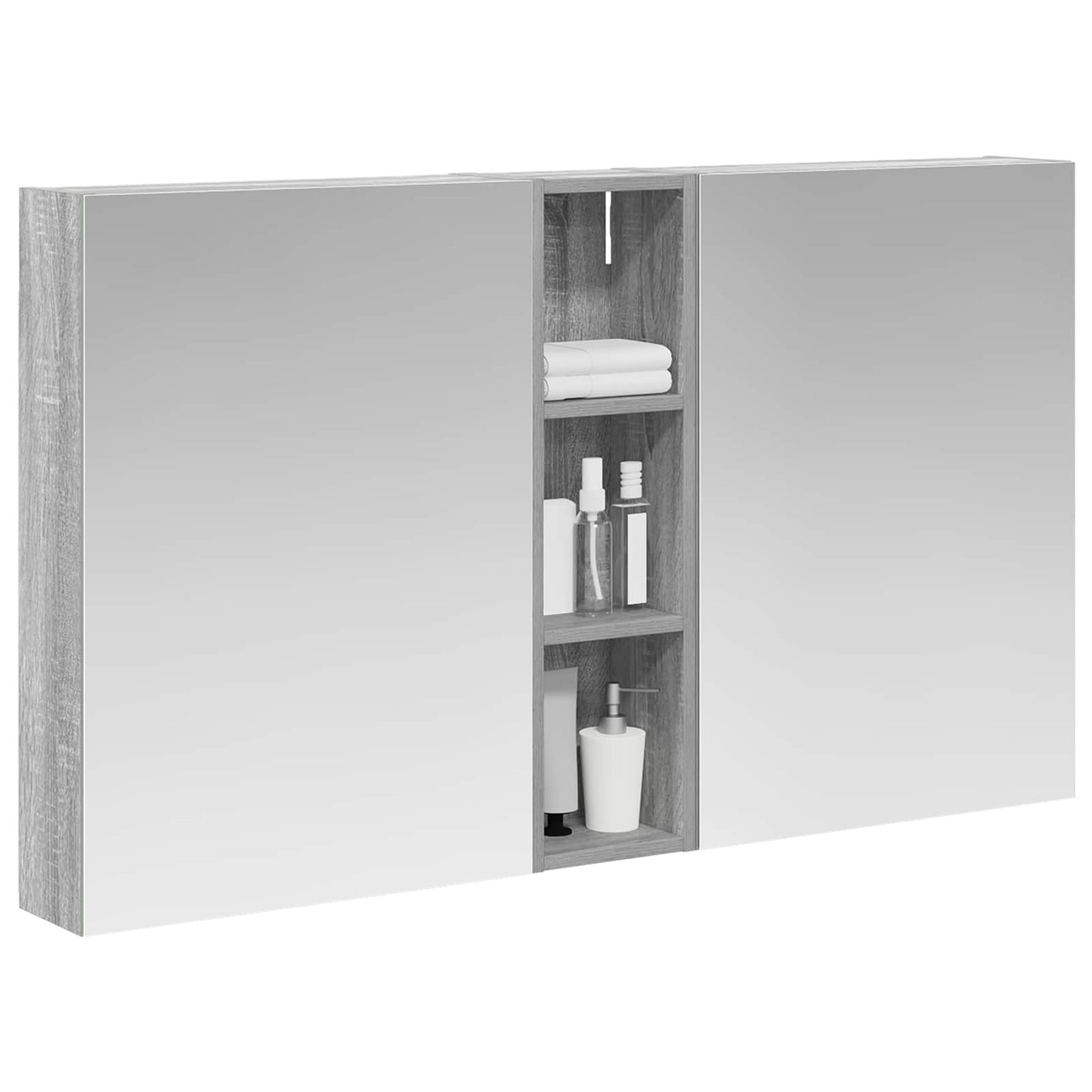 Bathroom Cabinet Set 3 pcs 120 x 14.5 x 70 cm Engineered wood