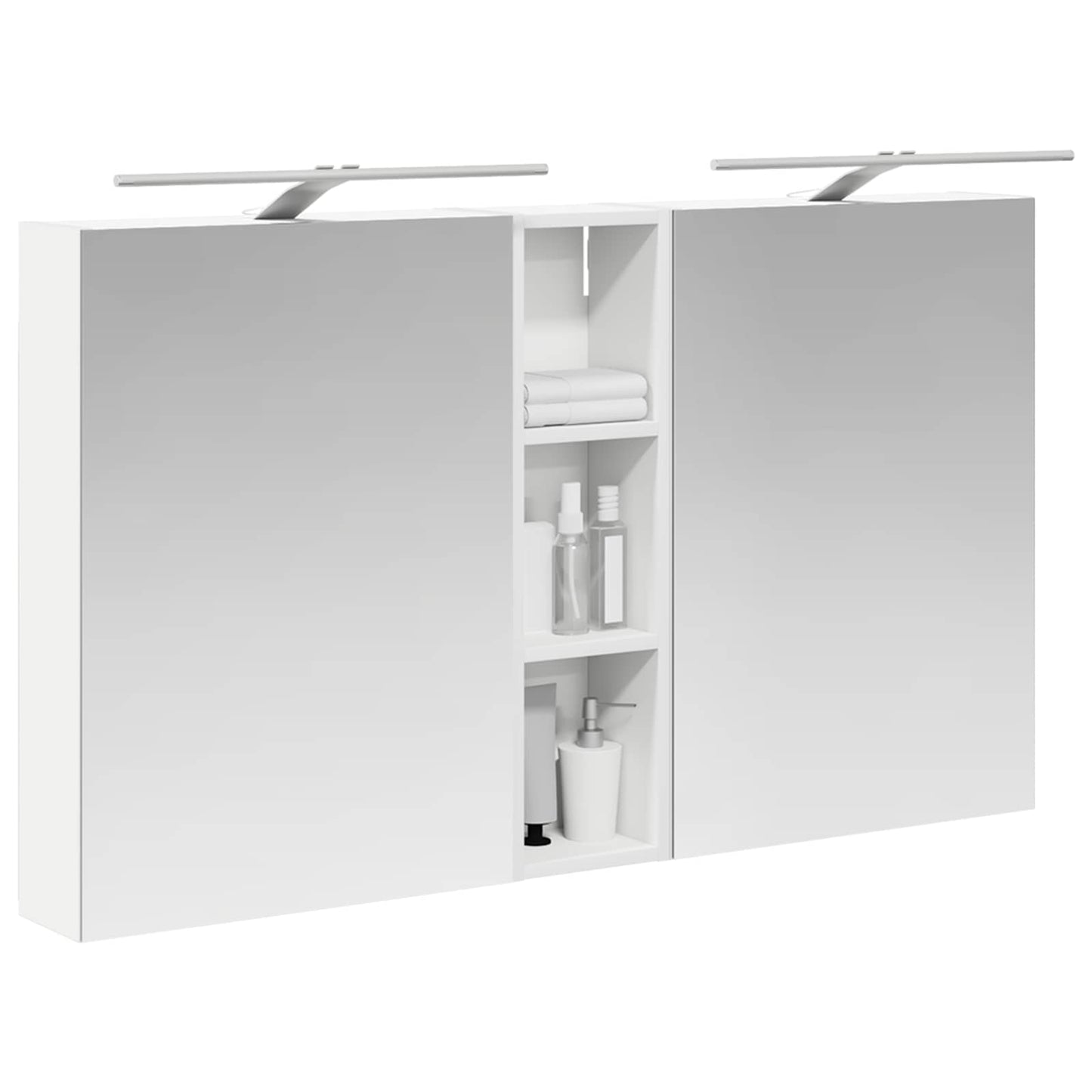 Bathroom Cabinet Set 3 pcs 120 x 14.5 x 70 cm Engineered wood