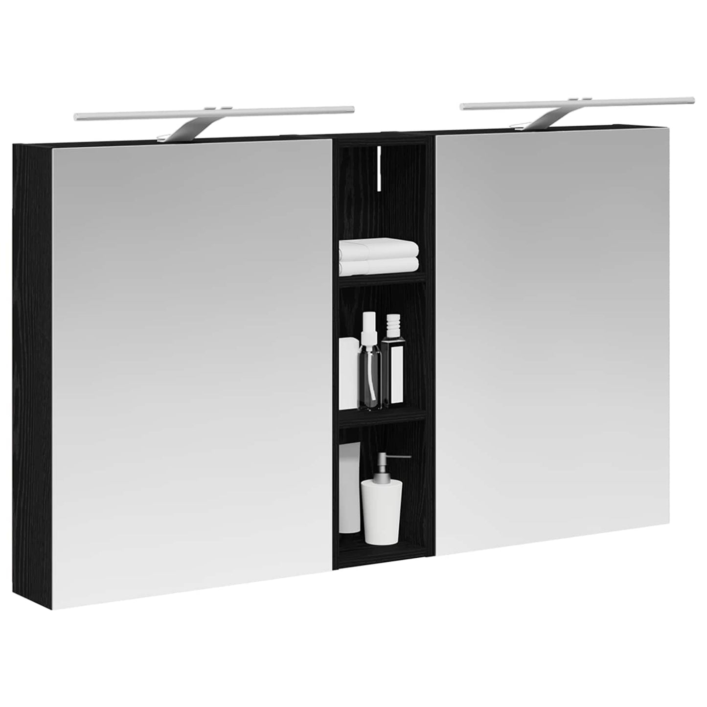 Bathroom Cabinet Set 3 pcs 120 x 14.5 x 70 cm Engineered wood